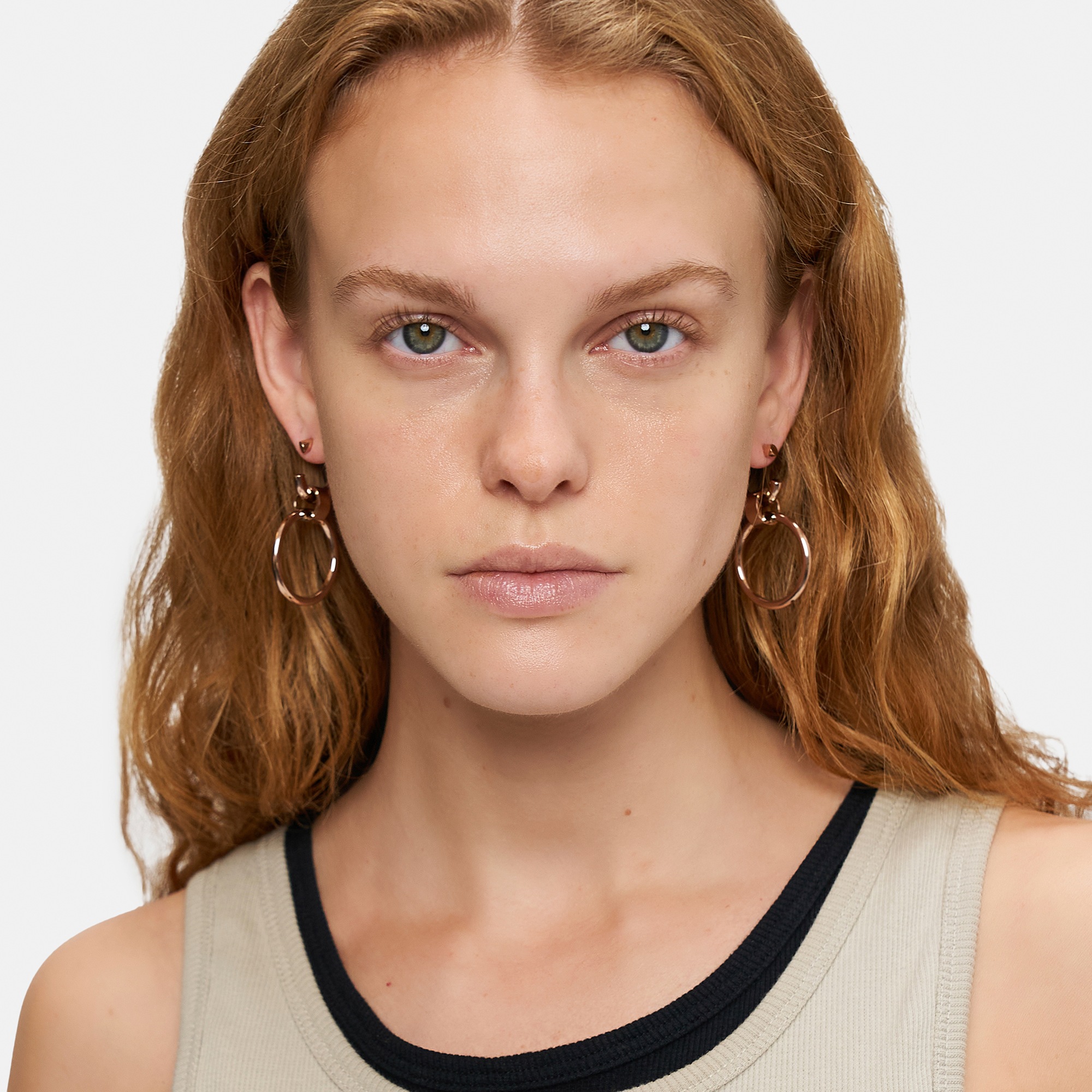 Liebeskind Berlin Paar Creolen »Schmuck Geschenk Edelstahl Ohrringe The D-Link Statement«