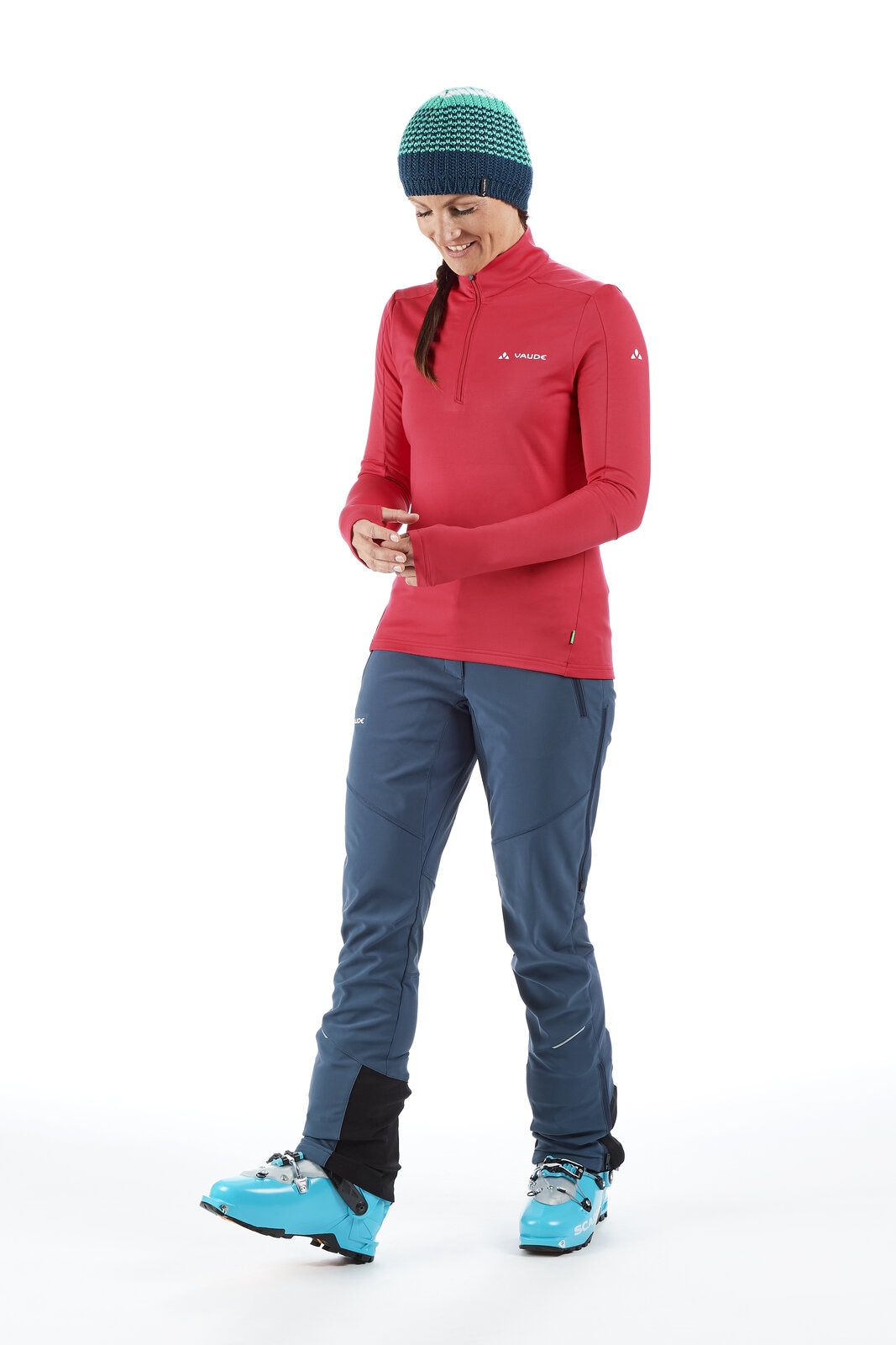 VAUDE Langarmshirt »WOMEN'S LIVIGNO HALFZIP II«, (1 tlg.)