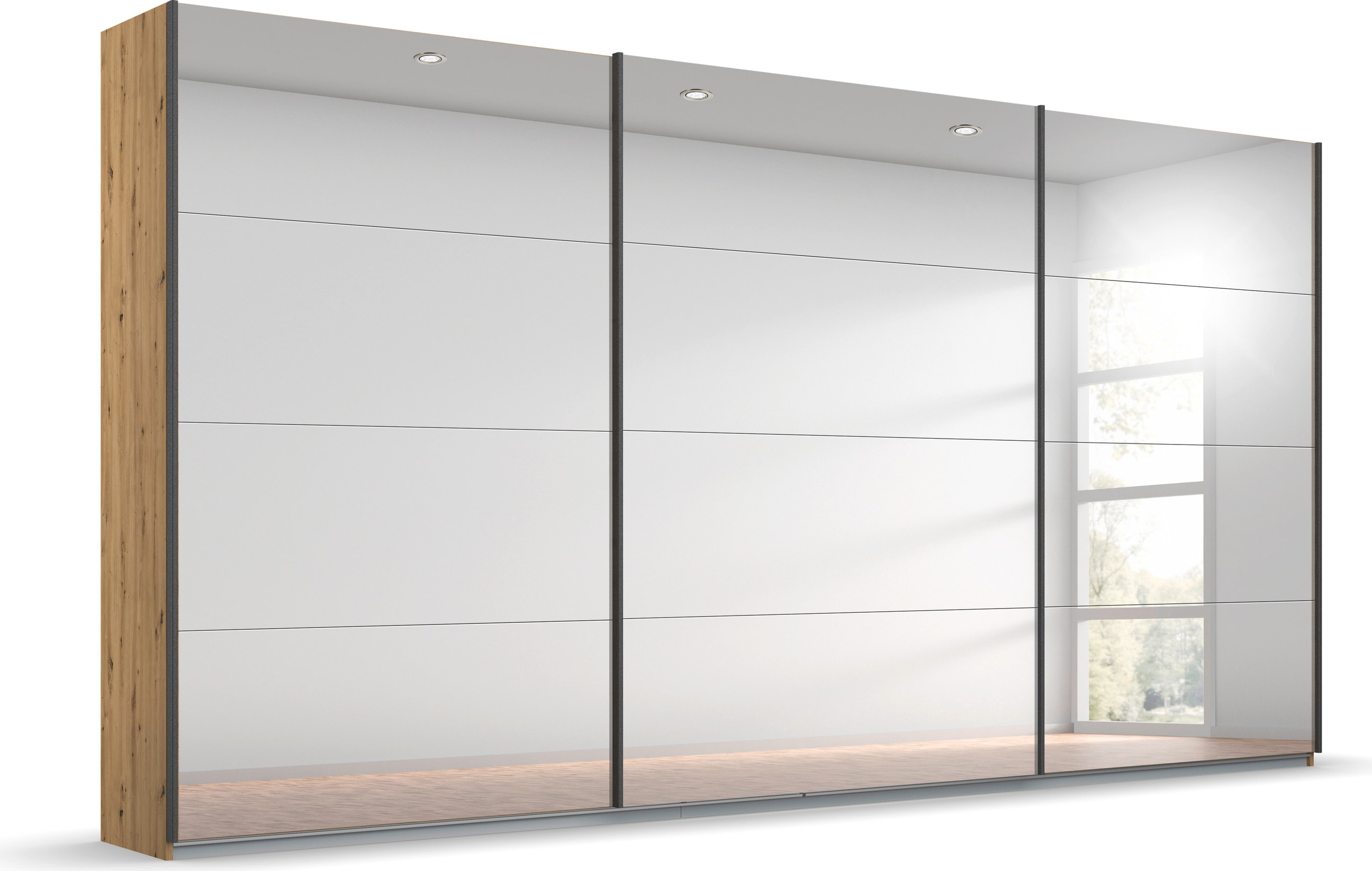 OTTO home "Mehrzweckschrank Aktenschrank Möbel Mietswohnung Schlafzimmer OTELI" 3 Ausstattungen BASIC/CLASSIC/PREMIUM (inkl. SOFT-CLOSE-FUNKTION), Breiten 203/271/315/360 cm Höhen 210/229 cm MADE IN GERMANY