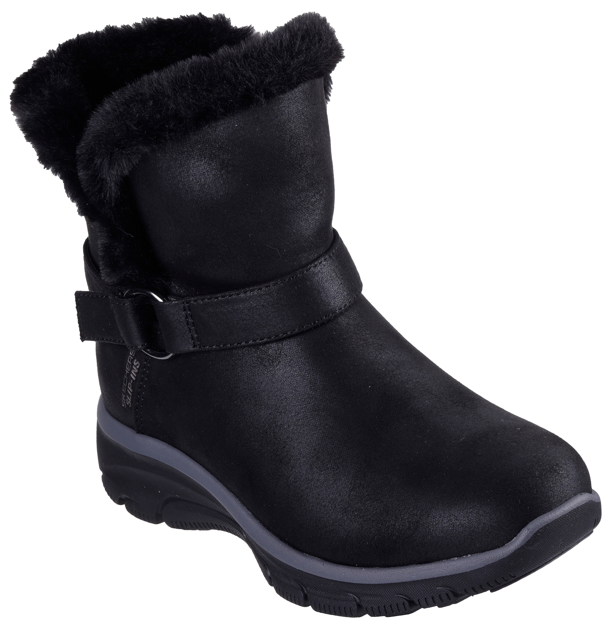 Skechers Winterstiefel »EASY GOING-DREAMERS MOVE«, Schlupfstiefel, Snowboots, Winterschuh mit Slip-Ins Schafteinstieg