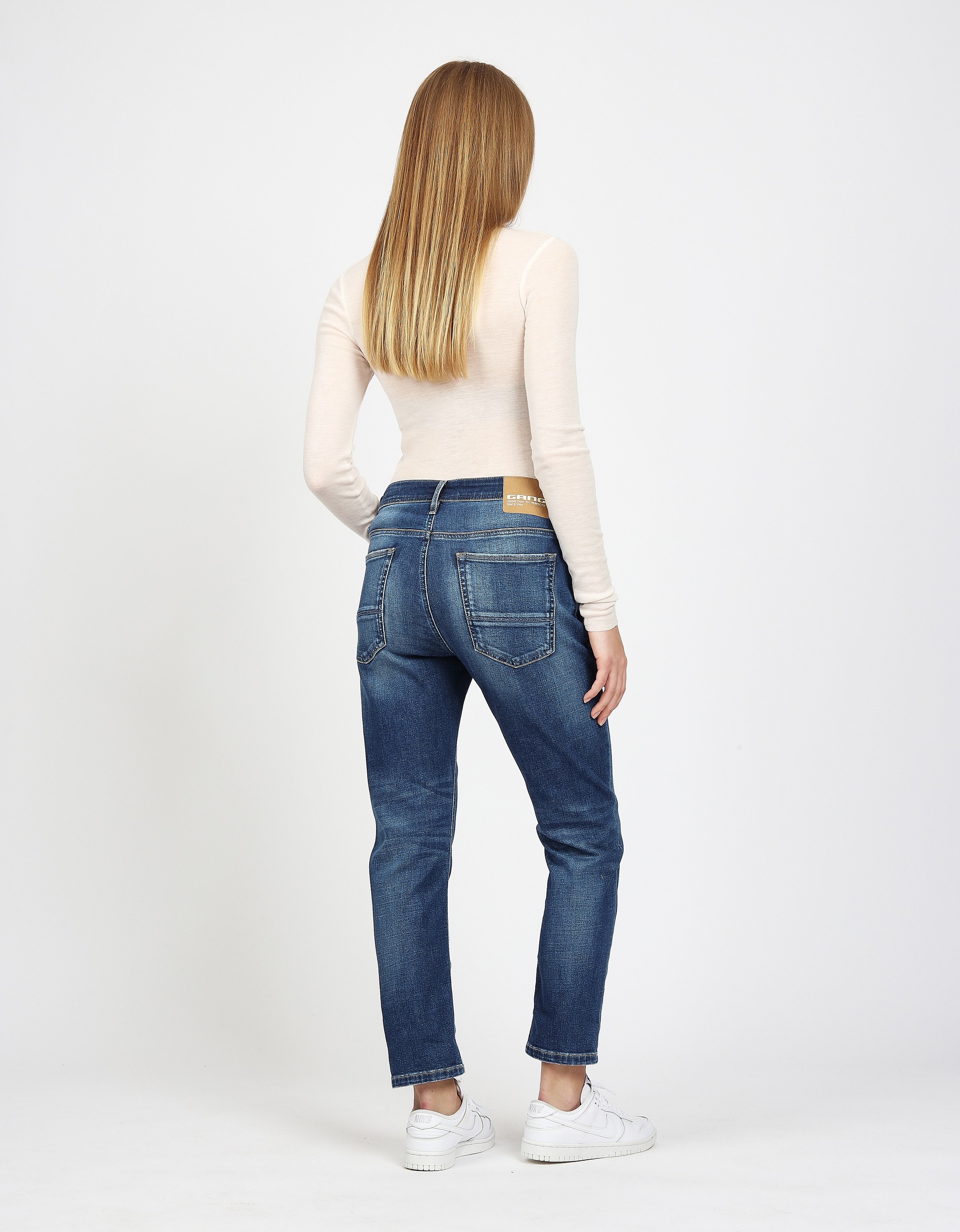 GANG Boyfriend-Jeans »94NICA CROPPED«, mit geraden und verkürzten Beinverlauf