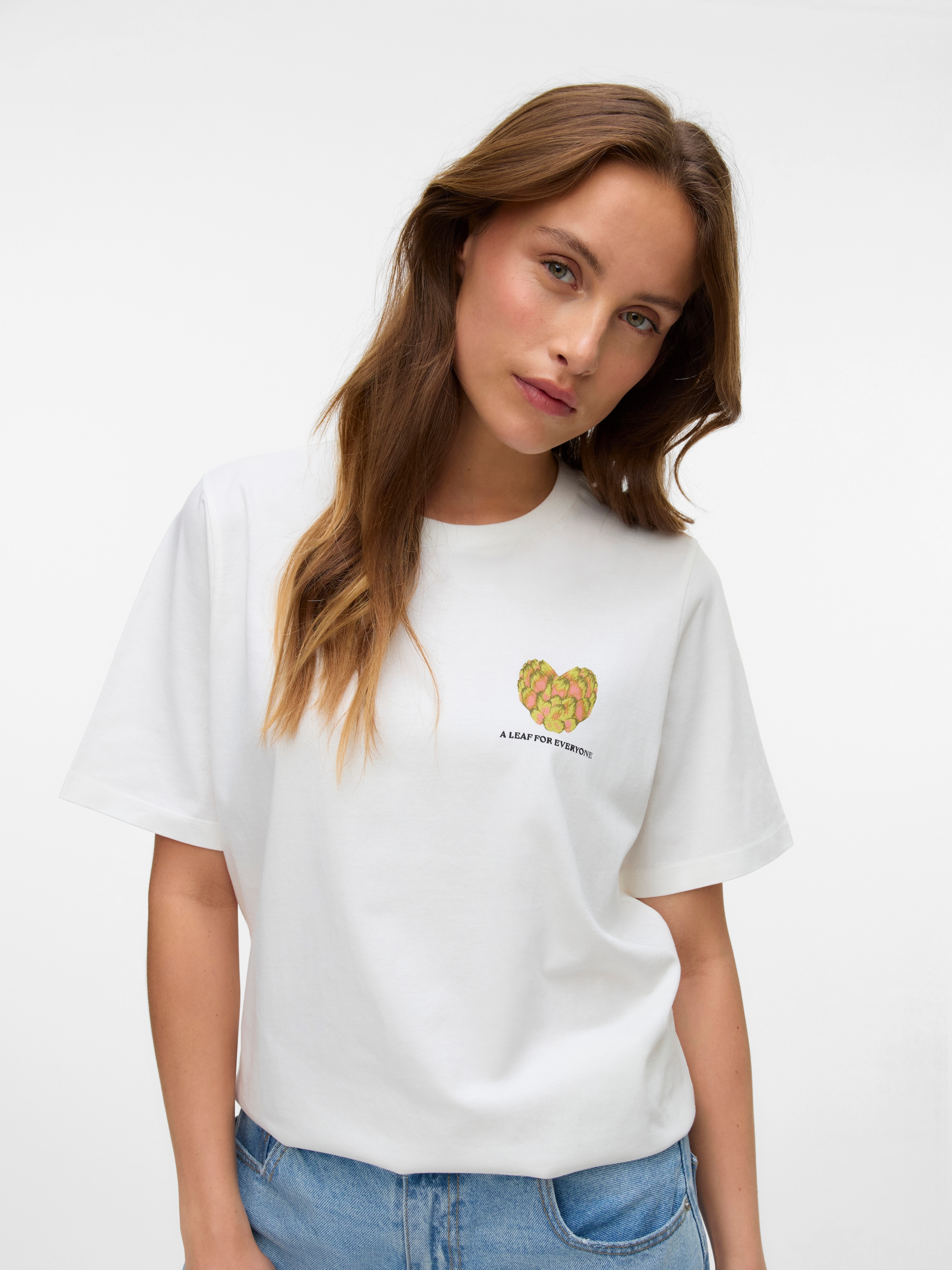 Vero Moda Kurzarmshirt "VMAYA CATY SS TOP BOX JRS GA" günstig online kaufen