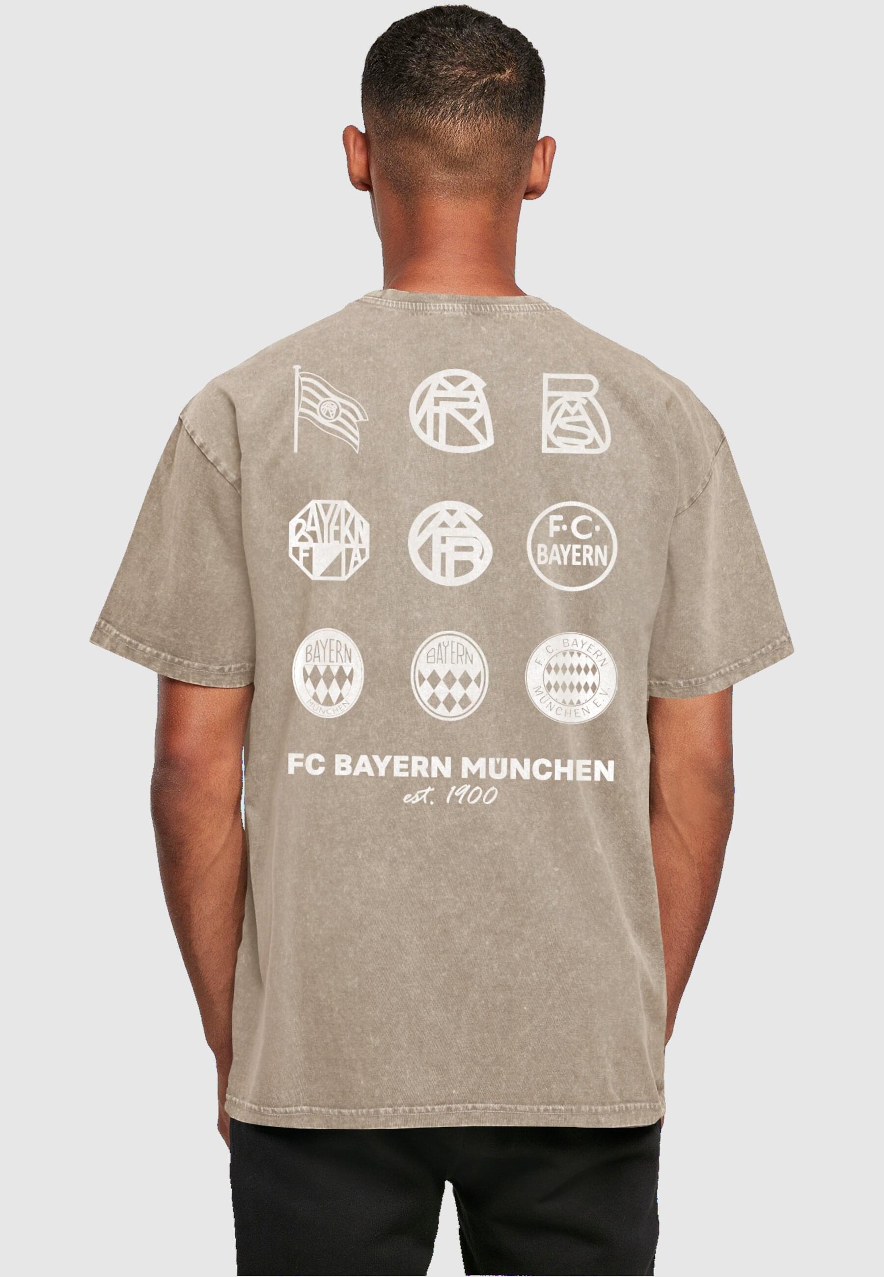 Merchcode T-Shirt »Merchcode Herren Logo History 2 Acid Washed Heavy Oversize Tee«, (1 tlg.)
