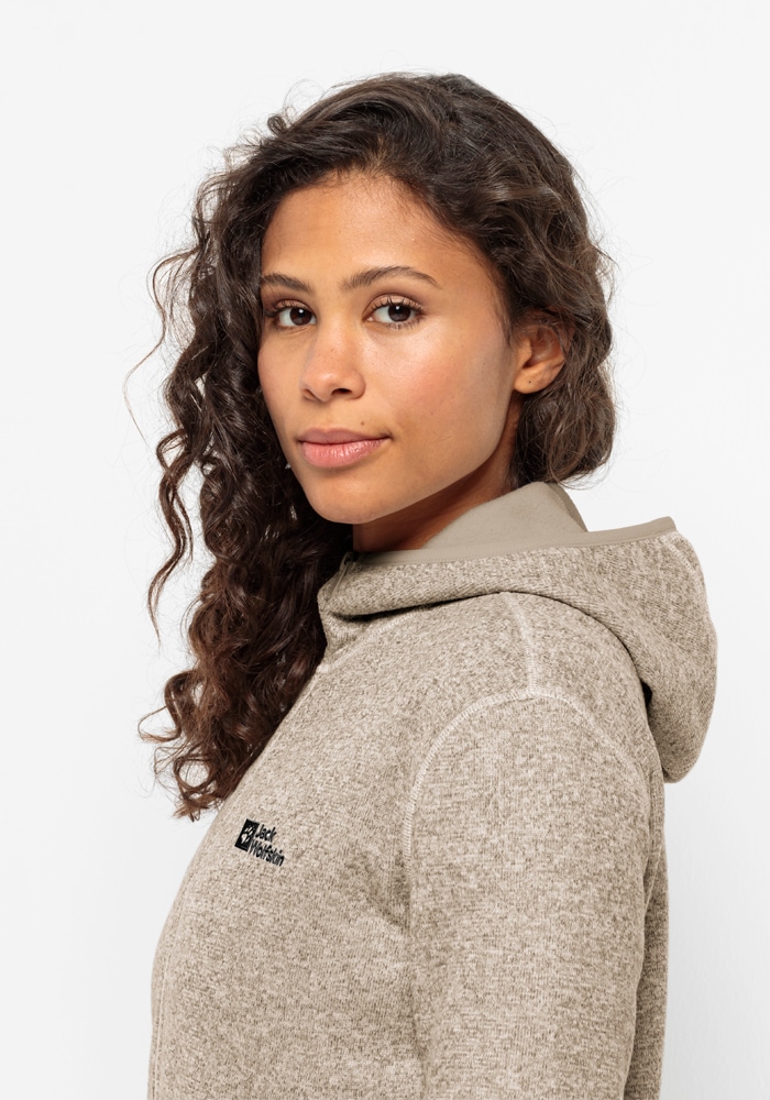 Jack Wolfskin Fleecejacke »TANNENSPUR JKT W«, mit Kapuze