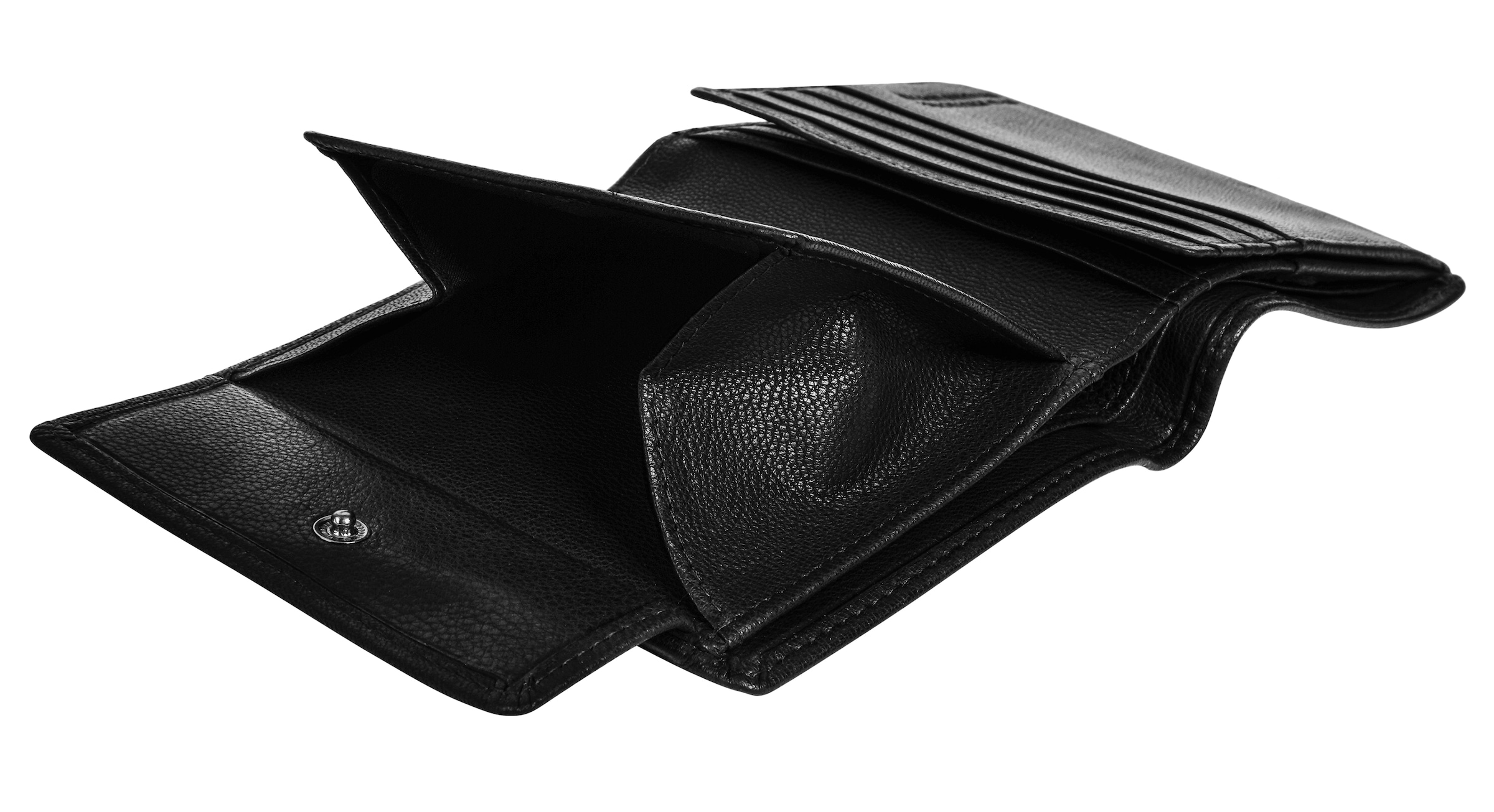 bugatti Geldbörse »BLACK MAGIC«, echt Leder