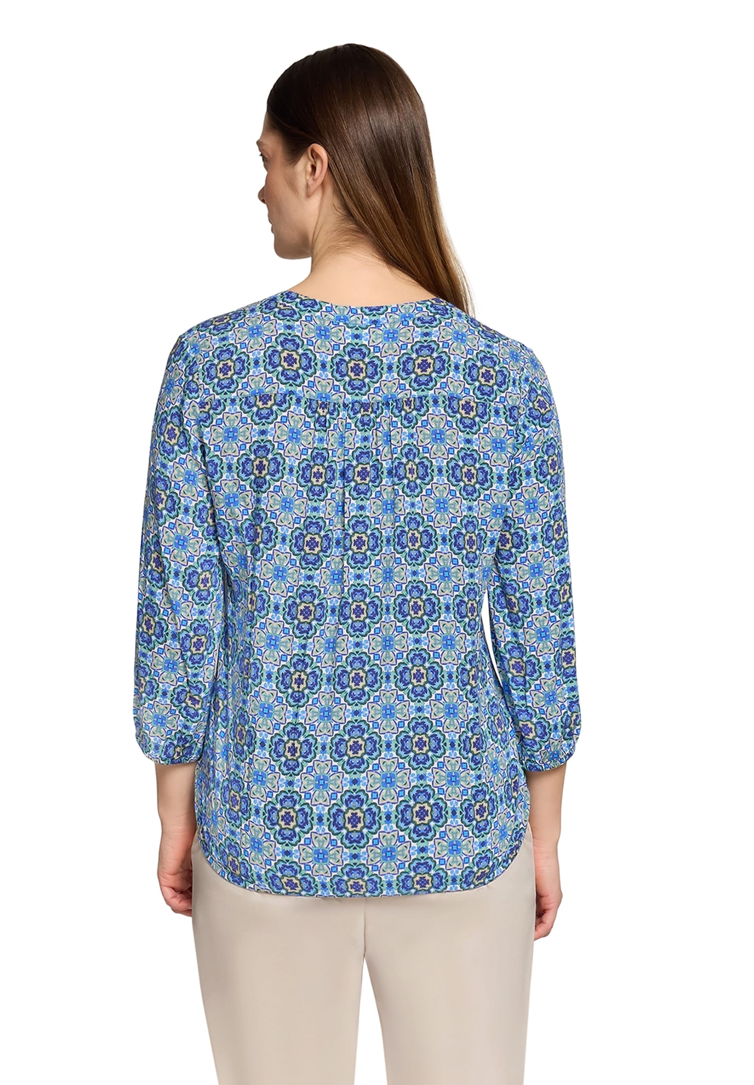 Cartoon Schlupfbluse »Damen mit Muster«