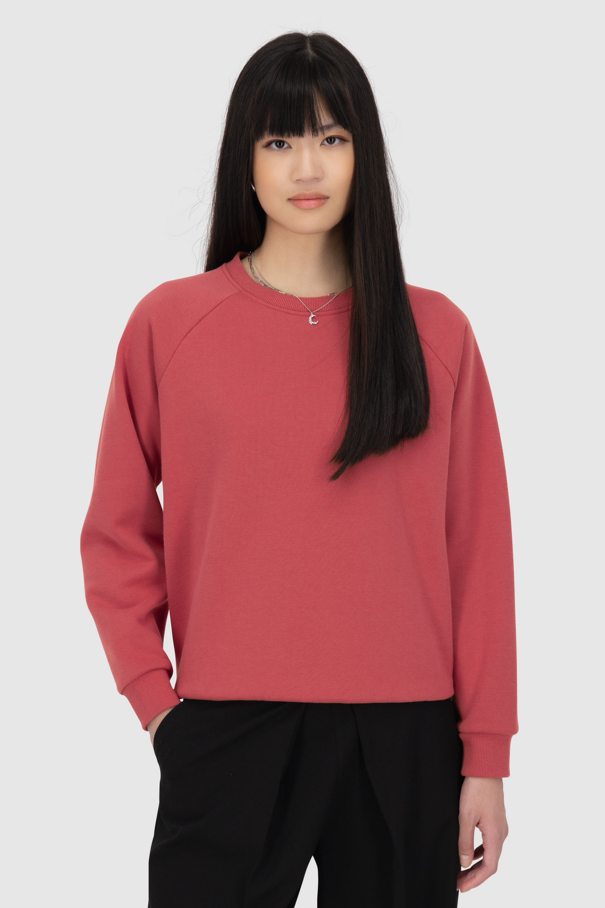 Alife & Kickin Kapuzensweatshirt »Damen NeaAK A«, Basic Pullover mit Rundhalsausschnitt in Oversize Schnittform