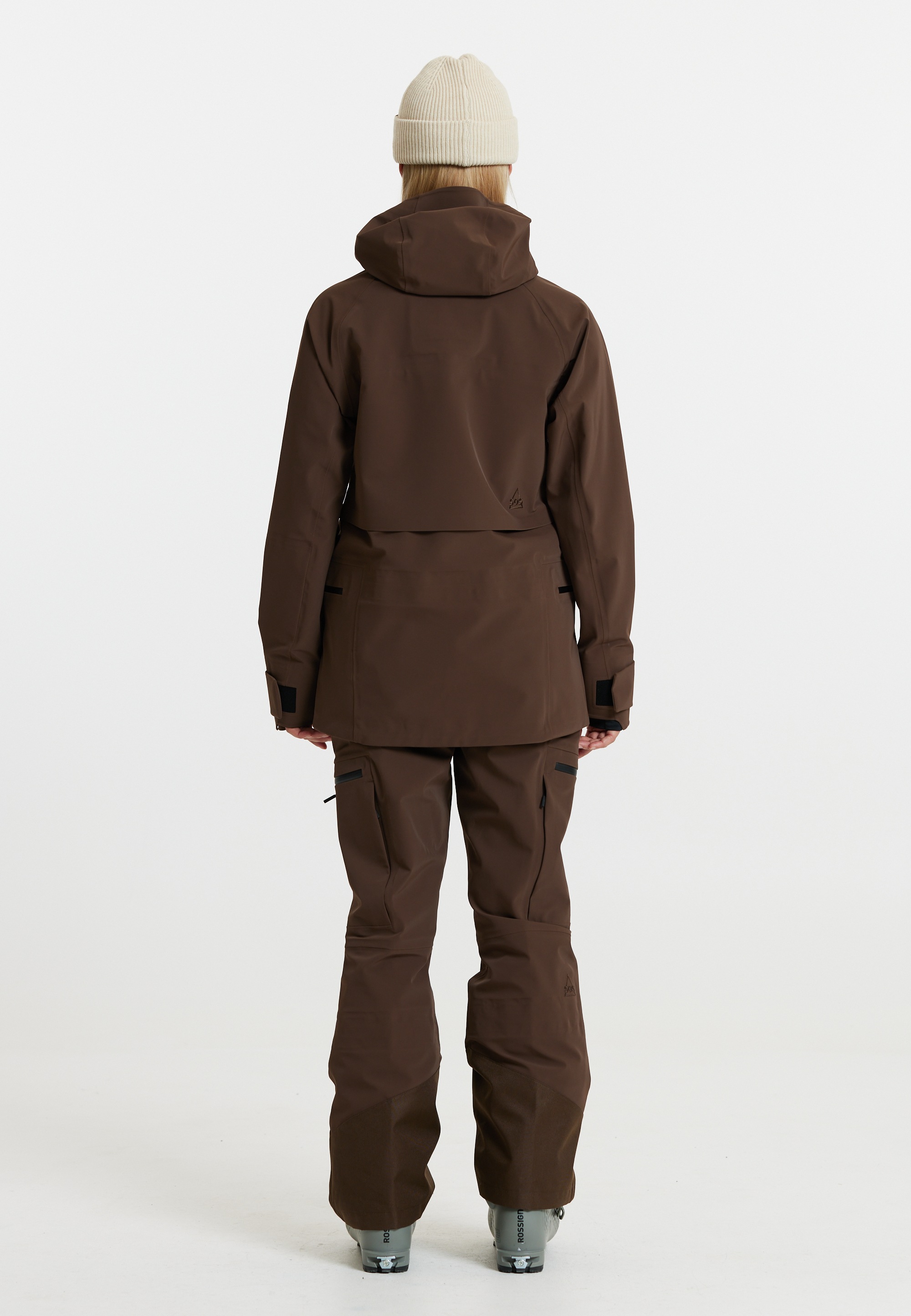 SOS Lipno Ski Jacket Dark Brown S 3