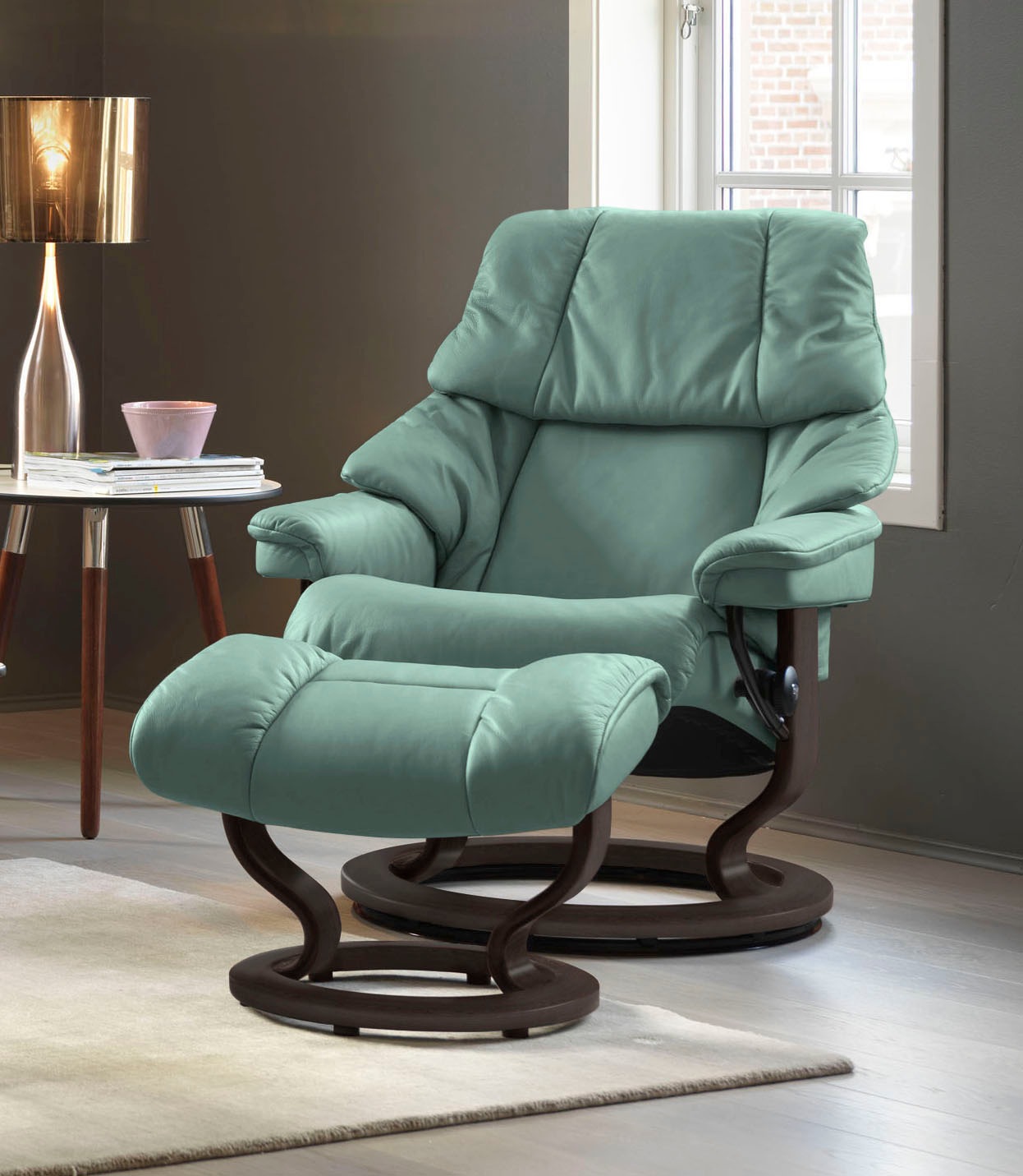 Stressless Relaxsessel "Reno" Set, Relaxsessel mit Hocker, mit Hocker, mit günstig online kaufen