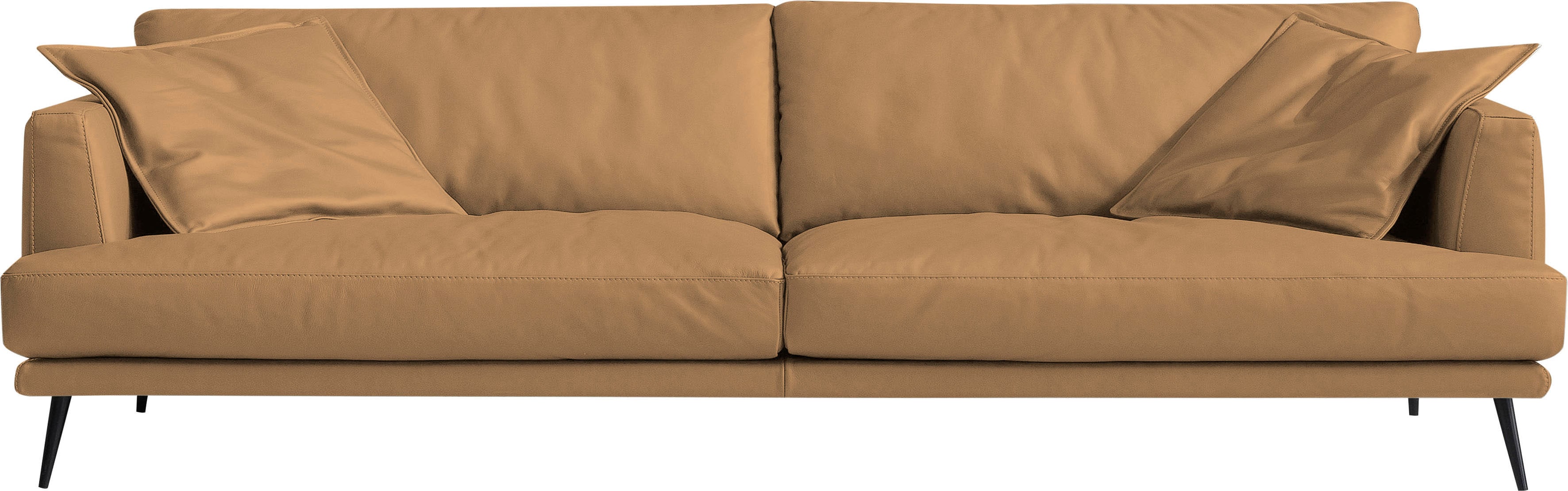 Egoitaliano 2,5-Sitzer "Sophia, Designsofa mit extrakomfortablem Sitzkomfort, Breite 214cm" Daunenfederung, inkl. 2 Kissen