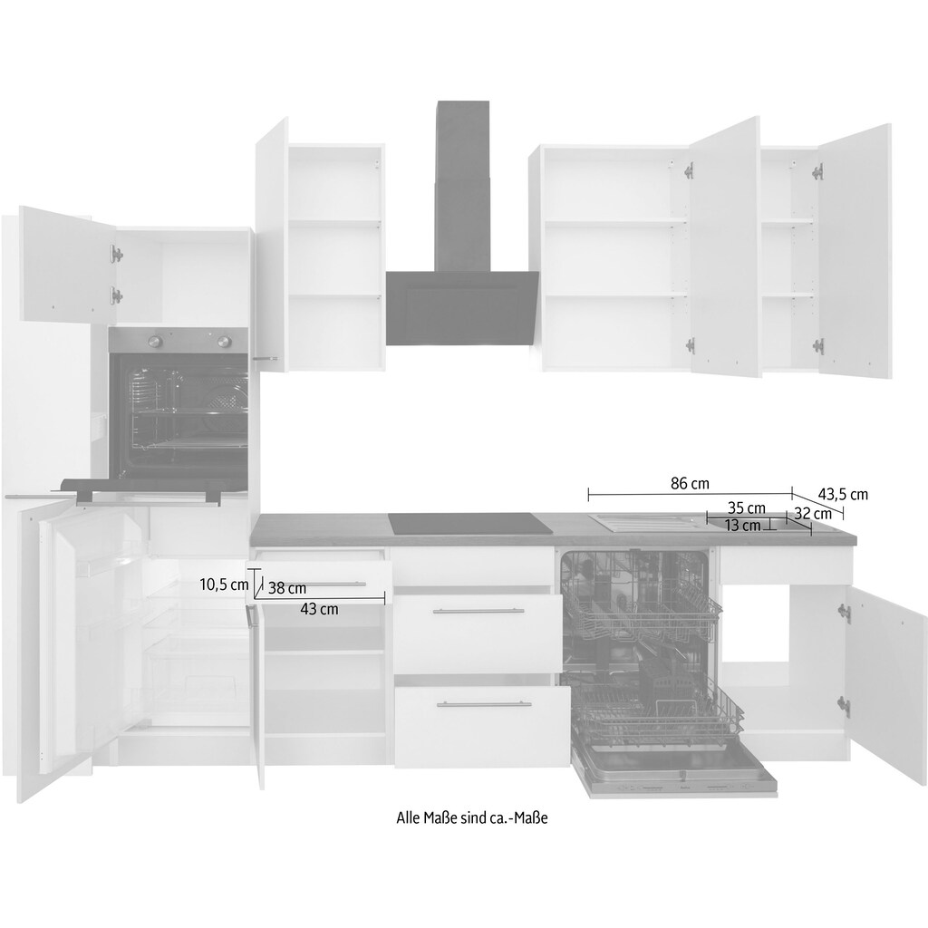 wiho Küchen Küchenzeile »Unna«