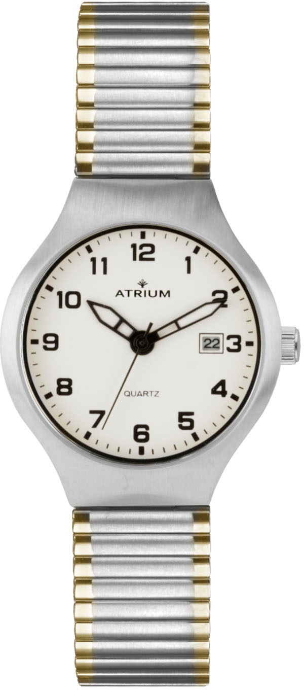 Quarzuhr »A27-64«, Armbanduhr, Damenuhr, Datum, Flexband, Zugband