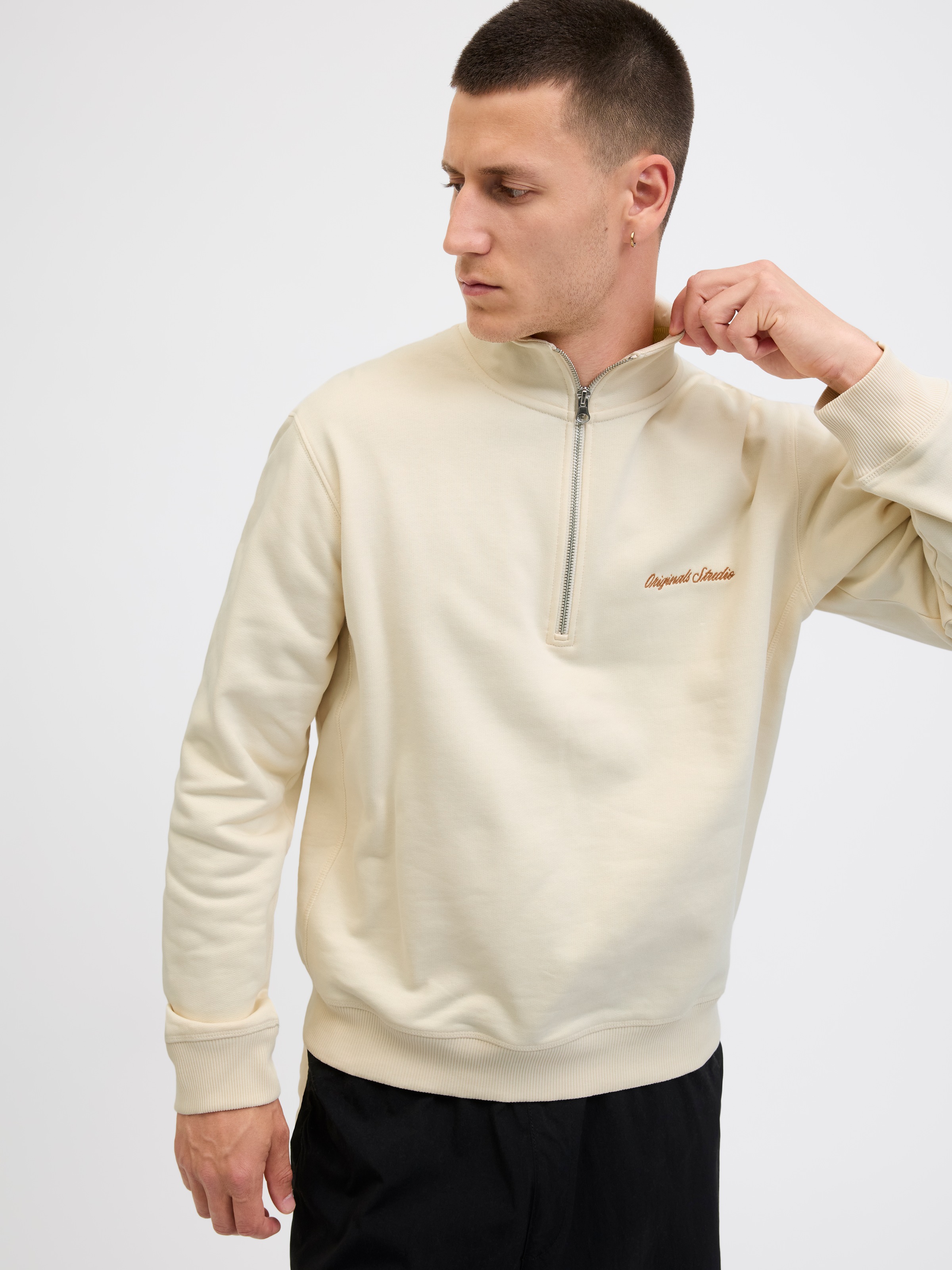 Thumbnail - Jack & Jones Sweatshirt "JORNORREBRO EMB SWEAT HIGH NECK SN"