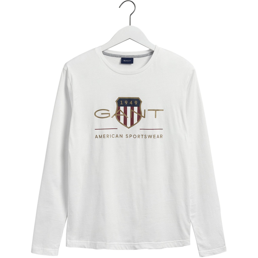 Gant Langarmshirt »ARCHIVE SHIELD LS T-SHIRT« mit Logo-Print