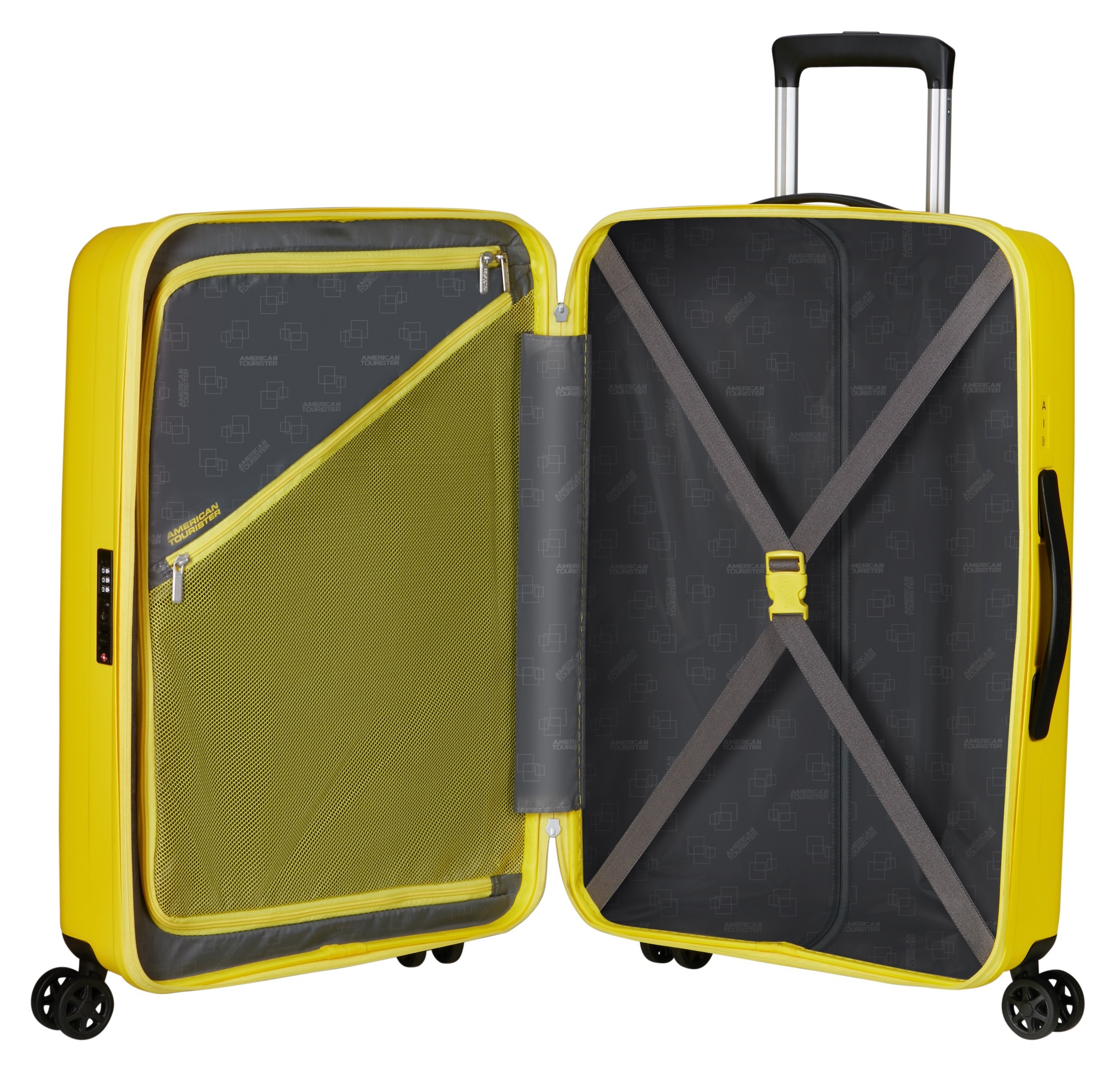 American Tourister® Hartschalen-Trolley »REJOY, verschiedene Größen und Farben«, 4 Rollen, Hartschalen-Koffer personalisierbar versenktes TSA-Schloss