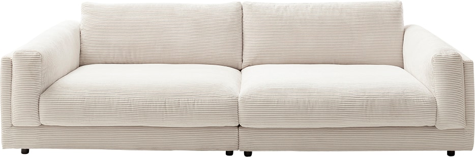 3C Candy Big-Sofa "Karalis", auch in Cord-Bezug, lose Kissen, loungige Bequemlichkeit