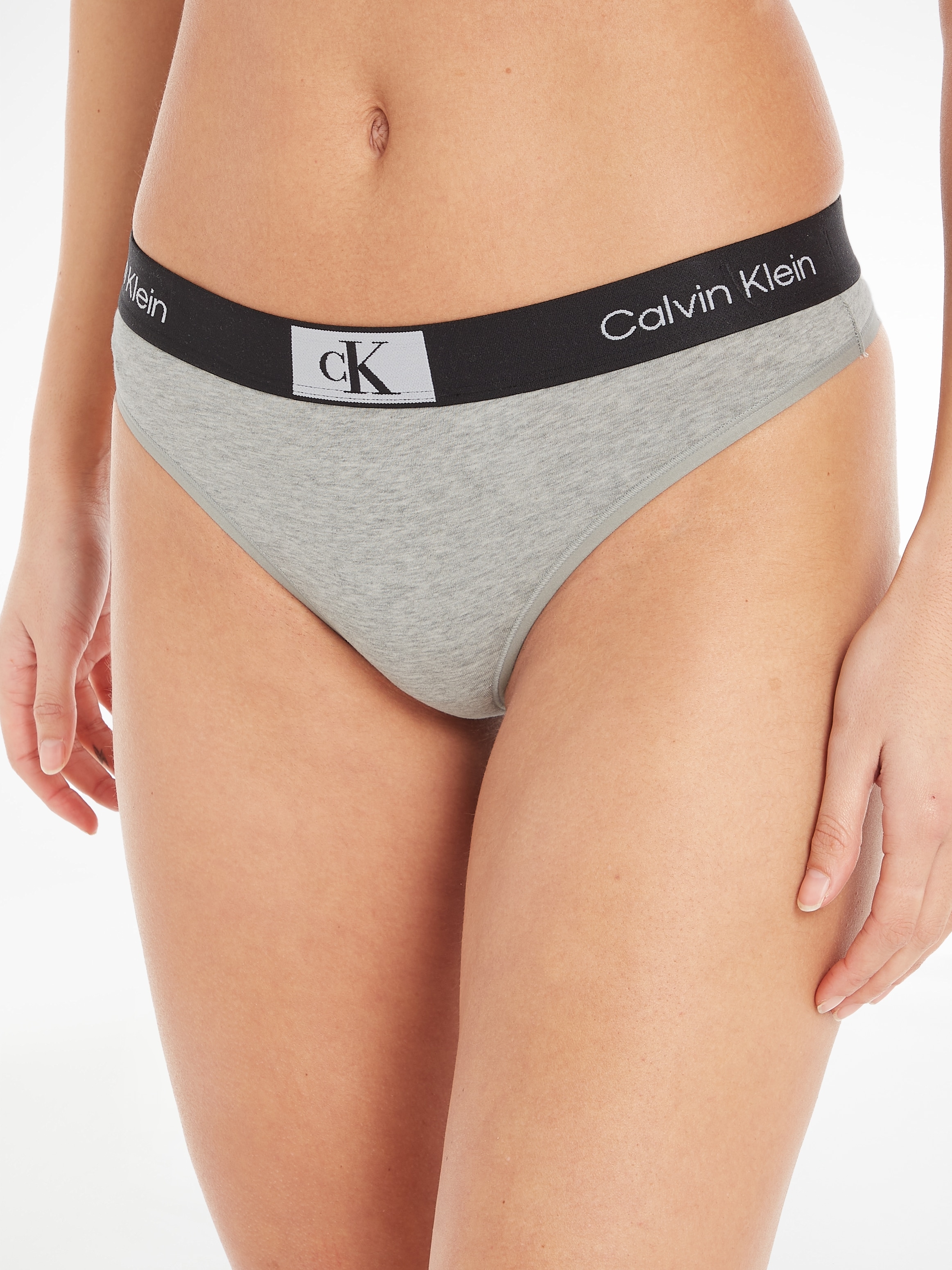 Calvin Klein Underwear T-String »MODERN THONG«, mit klassischem Logobund