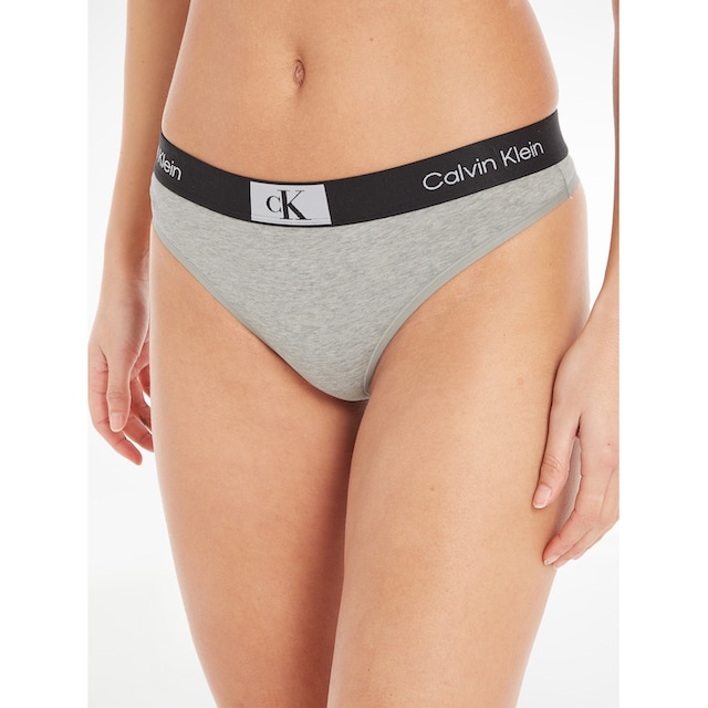 Calvin Klein T-String »MODERN THONG«, mit Alloverprint | BAUR