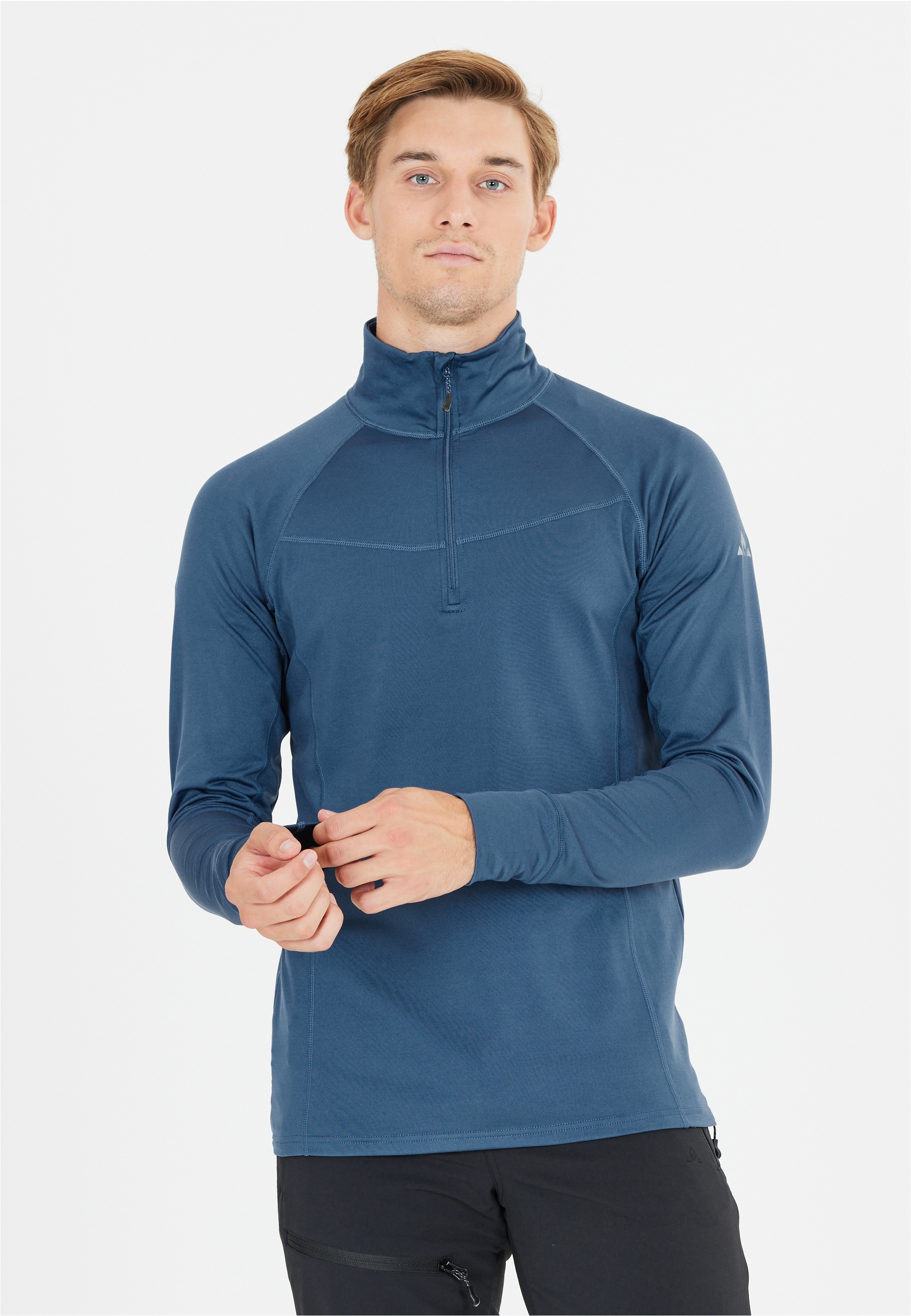 WHISTLER Langarmshirt "Baggio" 1 Stk. mit hochabschließendem Kragen
