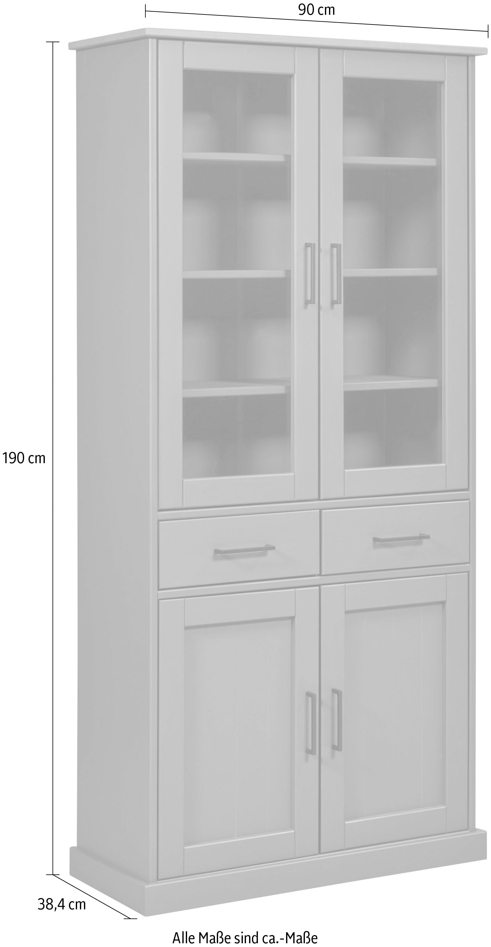 Inter Link Buffet »Vitrine Forenzo« 1 Stk. tlg.