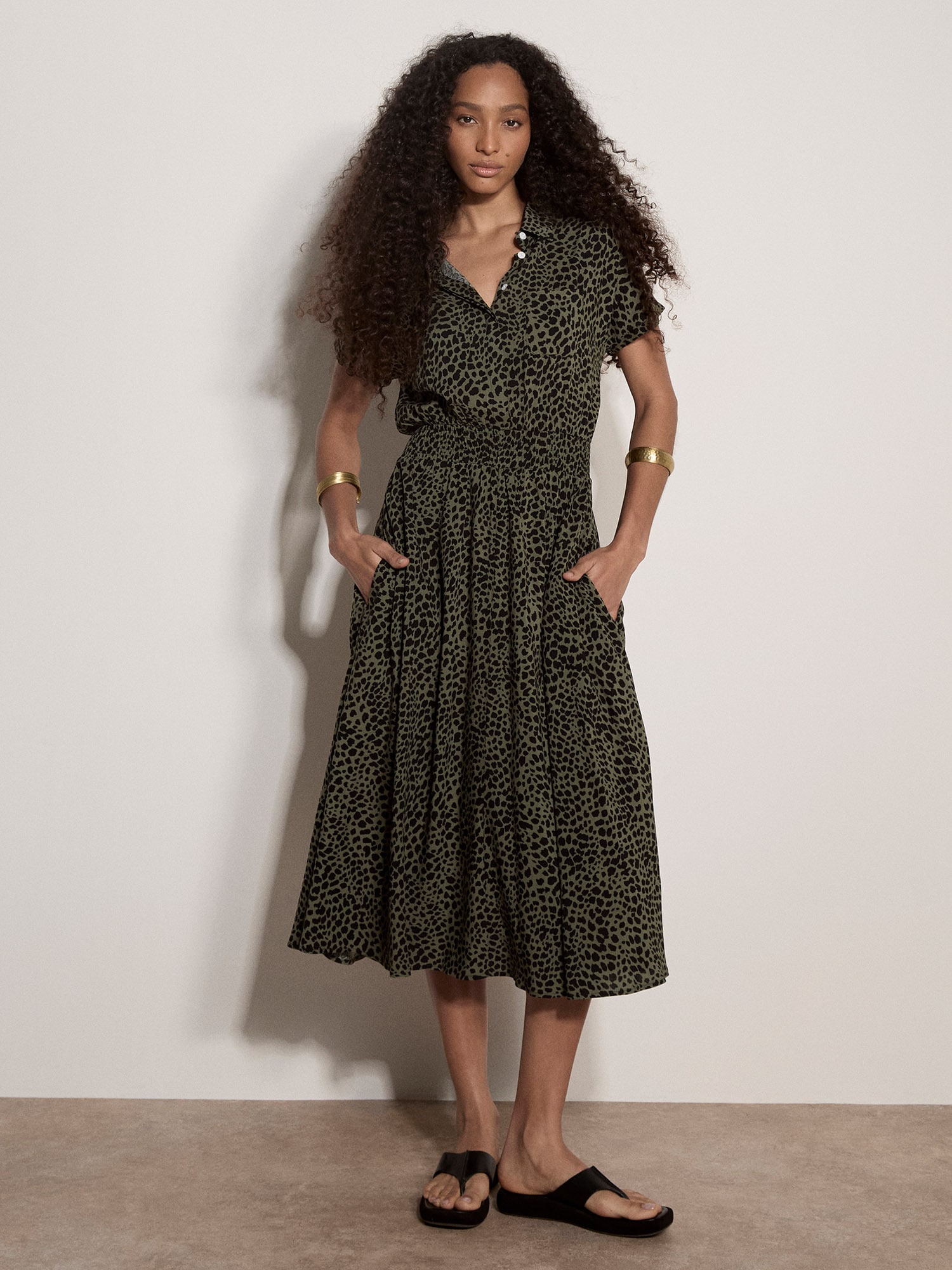 Apricot Midikleid »Midikleid« mit Animal-Print