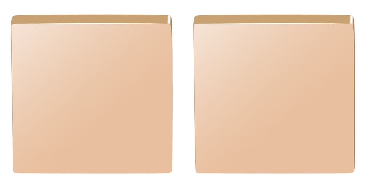 Adelia´s Paar Ohrhänger »Unisex Ohrstecker aus poliertem Edelstahl«