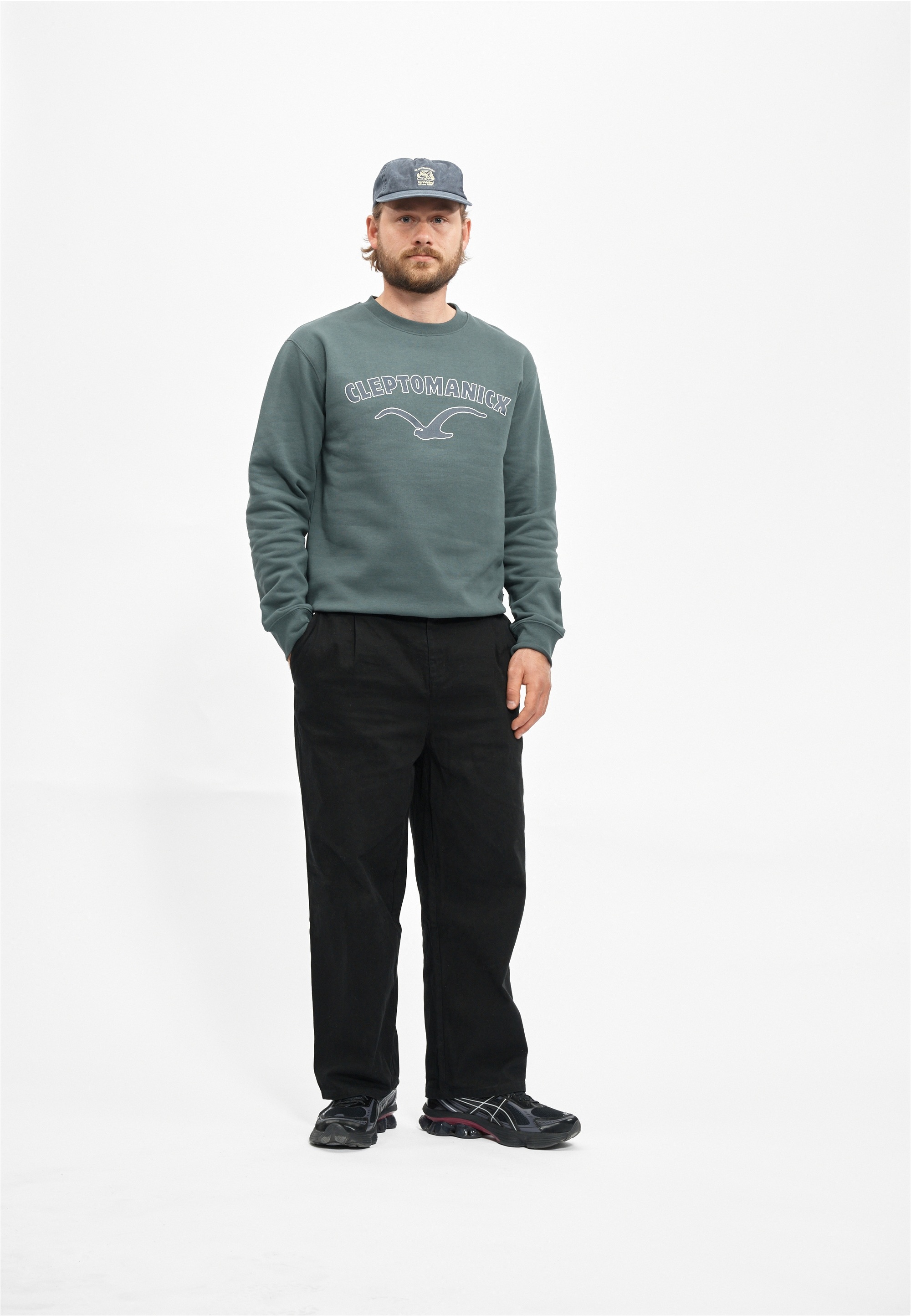 Cleptomanicx Sweatshirt »College Type«, mit lässigem Frontprint
