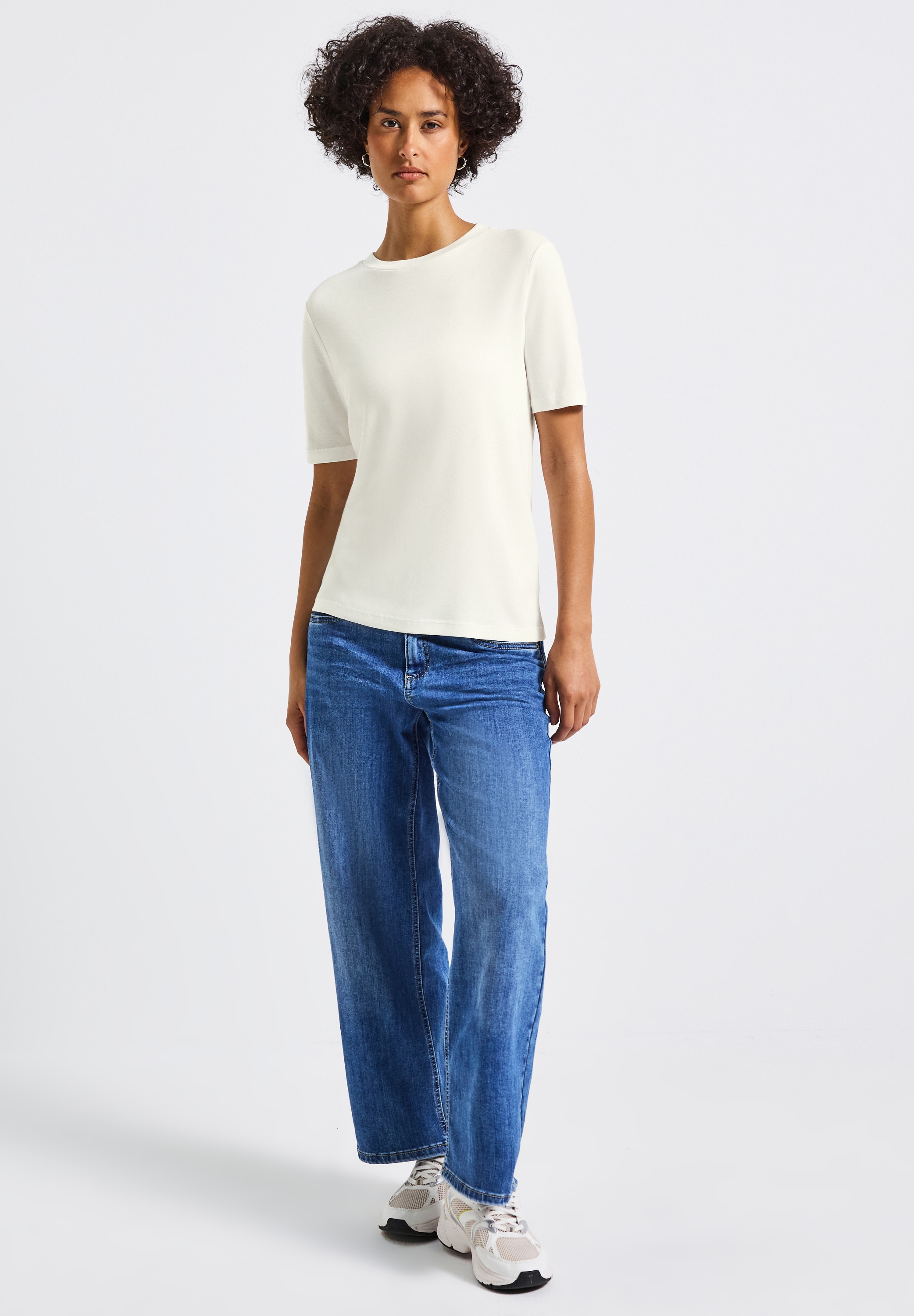 STREET ONE T-Shirt, im soften Baumwoll-Mix