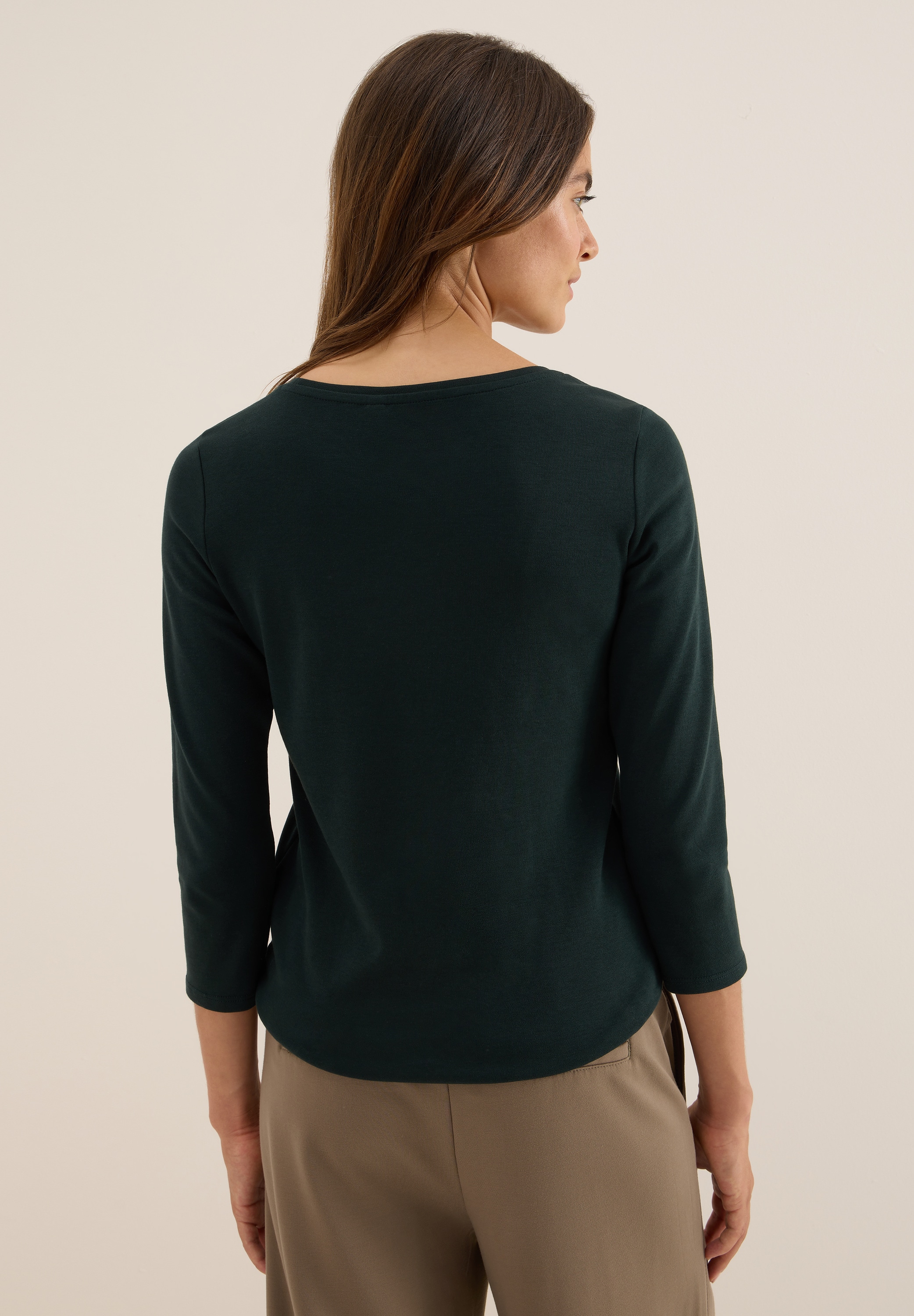 Cecil 3/4-Arm-Shirt, aus reiner Baumwolle