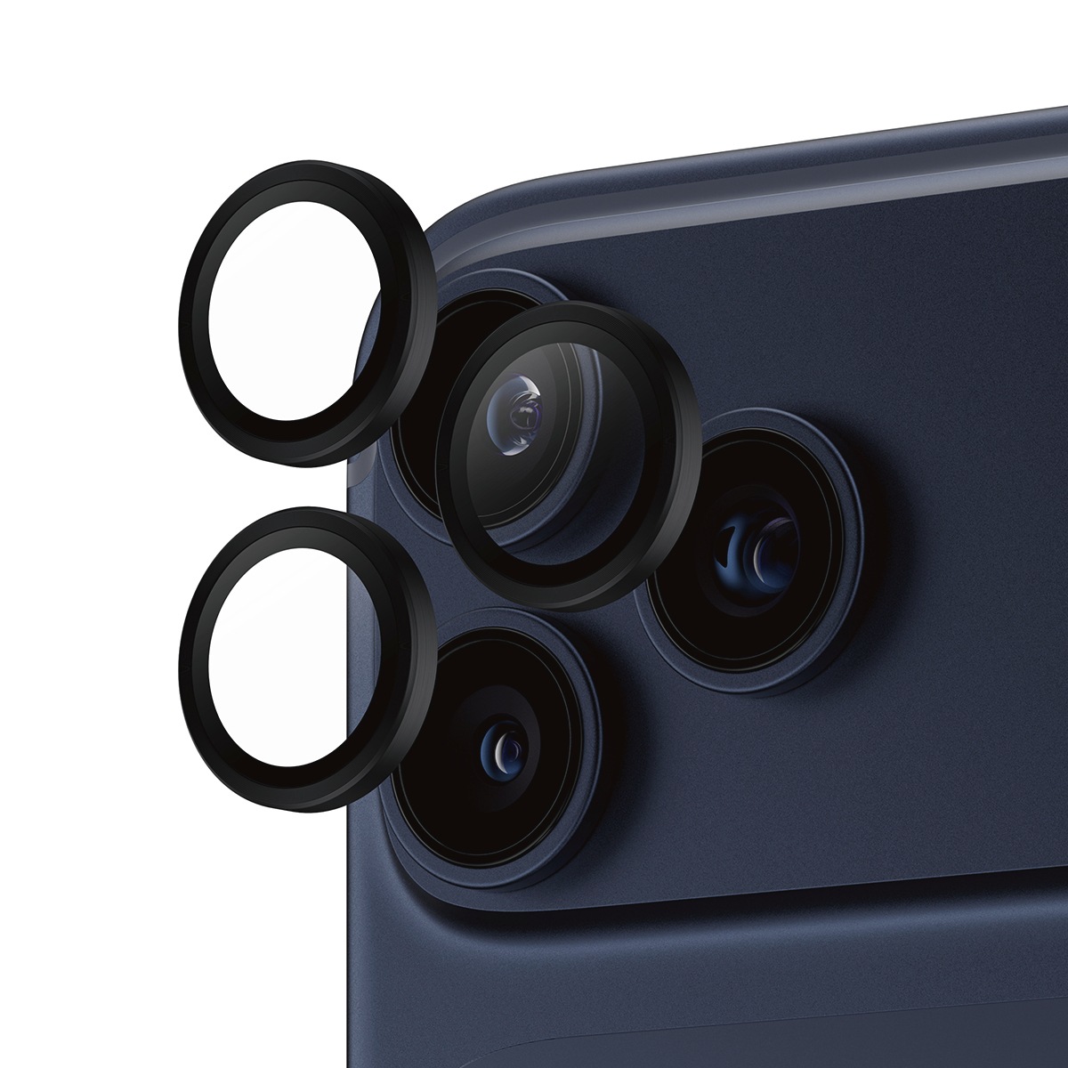 CARE by PanzerGlass Kameraschutzglas »Hoops Camera Lens Protector«, für Apple iPhone 17 Pro/Pro Max-Apple iPhone 16 Pro/Pro Max, Kameraschutz,Linsenschutz,Objektivschutz, kratz- & stoßfest