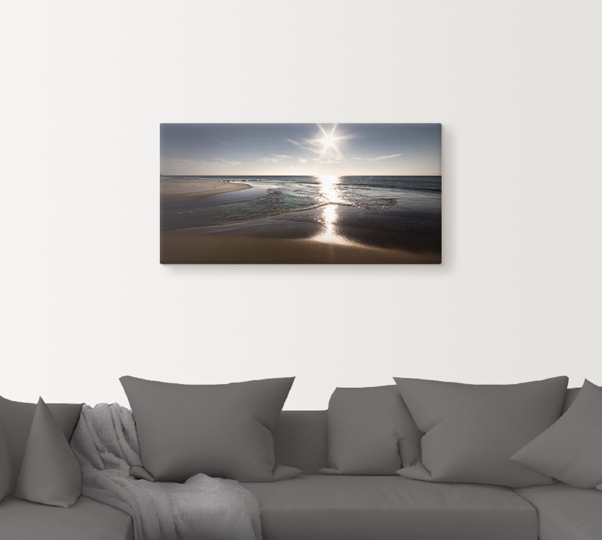 Artland Wandbild »Sylt IV«, Strand, (1 St.), als Leinwandbild, Poster, Wandaufkleber in verschied. Größen