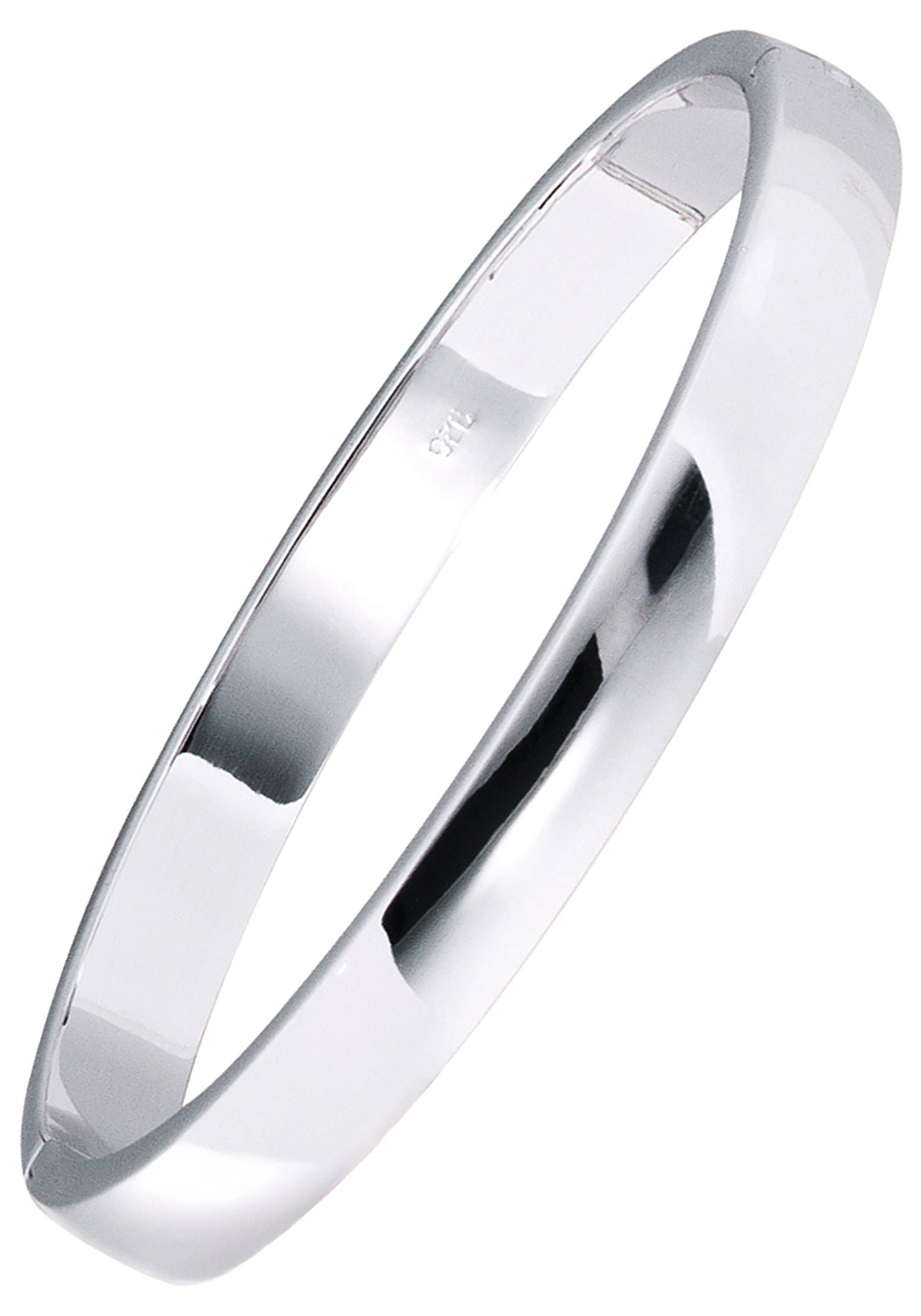 JOBO Armreif »Armband oval« 925 Silber rhodiniert 20 cm