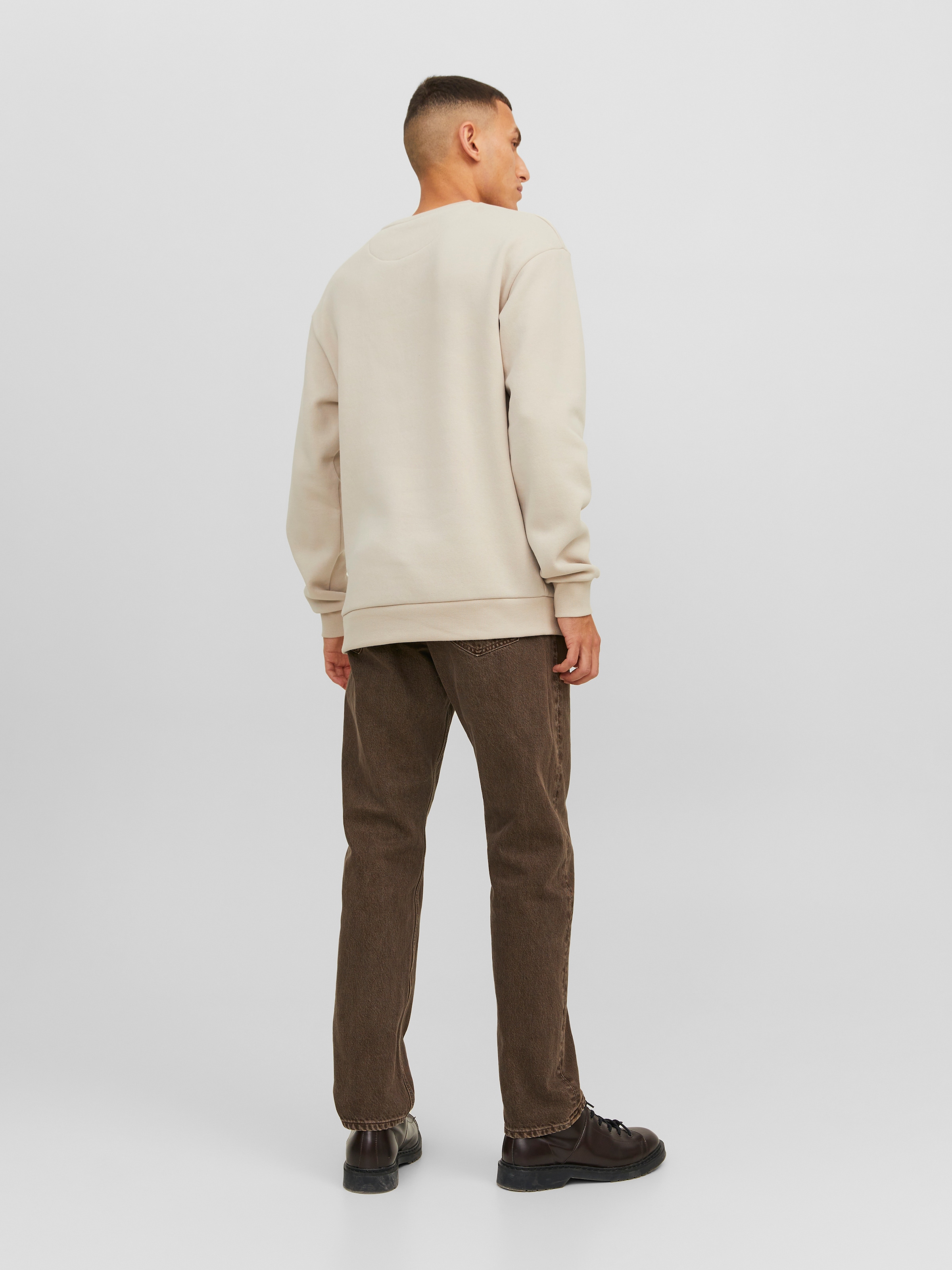 Jack & Jones »JJEBRADLEY  mit Rippbündchen für Alltag und Freizeit«, Materialmix, relaxed fit
