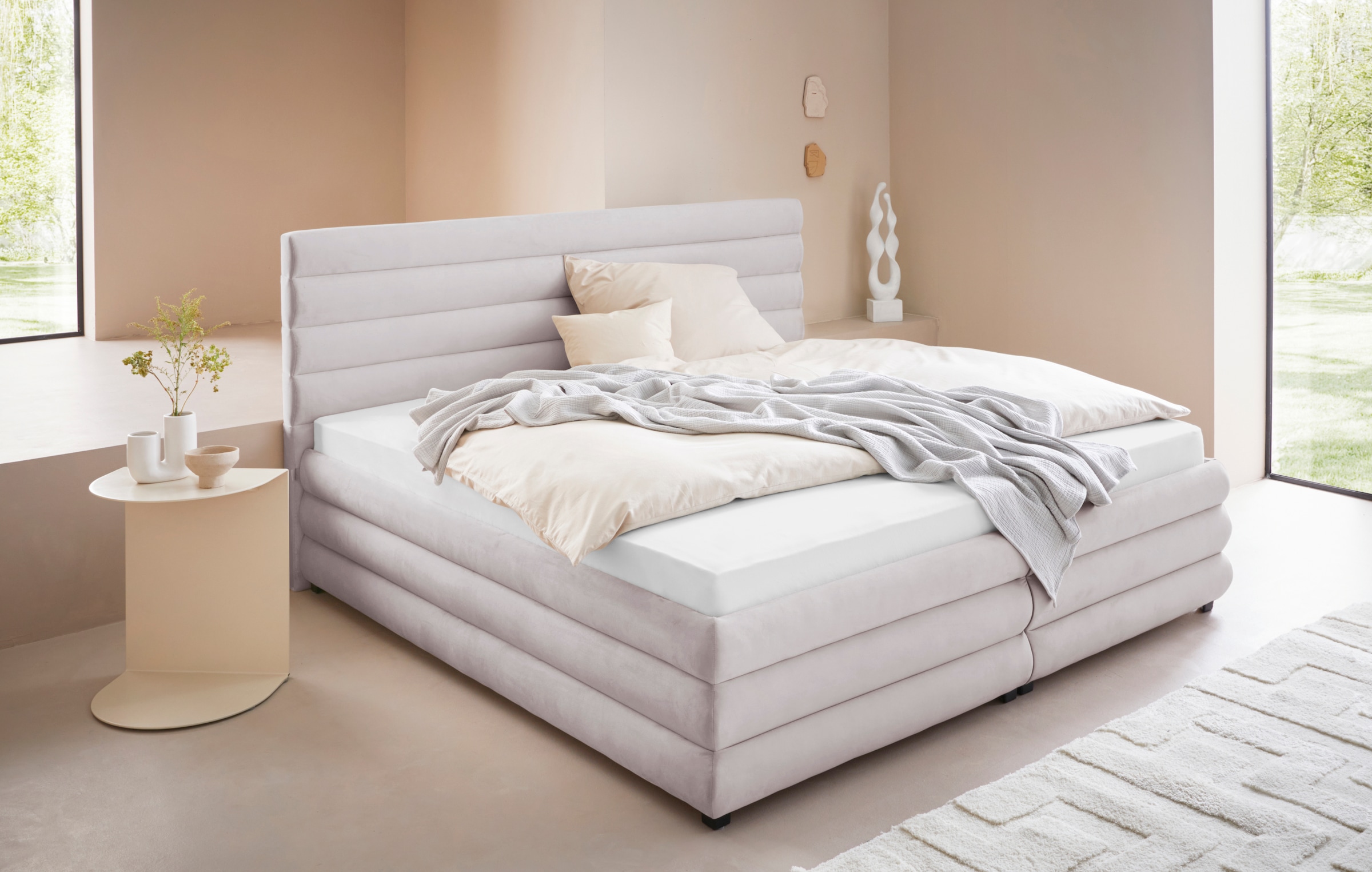 LeGer Home by Lena Gercke Polsterbett "Maylis" wahlweise mit und ohne Matratze und Lattenrost, auch in 200cm Breite