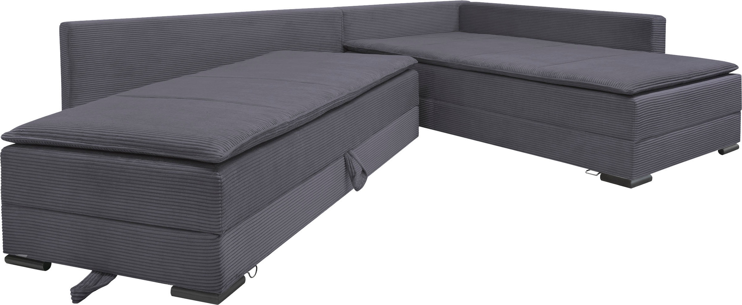INOSIGN Ecksofa »Night & Day L-Form mit Dauer-Schlaffunktion, Cord-Bezug!«, inklusive Bettfunktion und Bettkasten