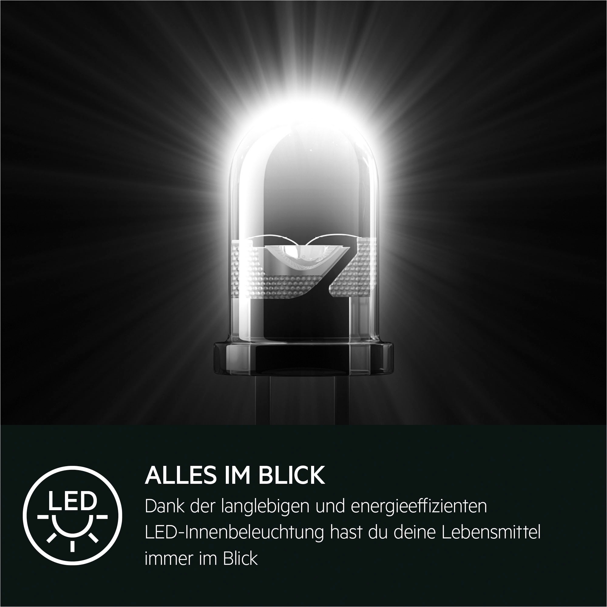 AEG Einbaukühlgefrierkombination Serie 6000 »TSC6N183ES«, 98 L, LowFrost-weniger Eisbildung, Schnellgefrierfunktion, Schlepptür