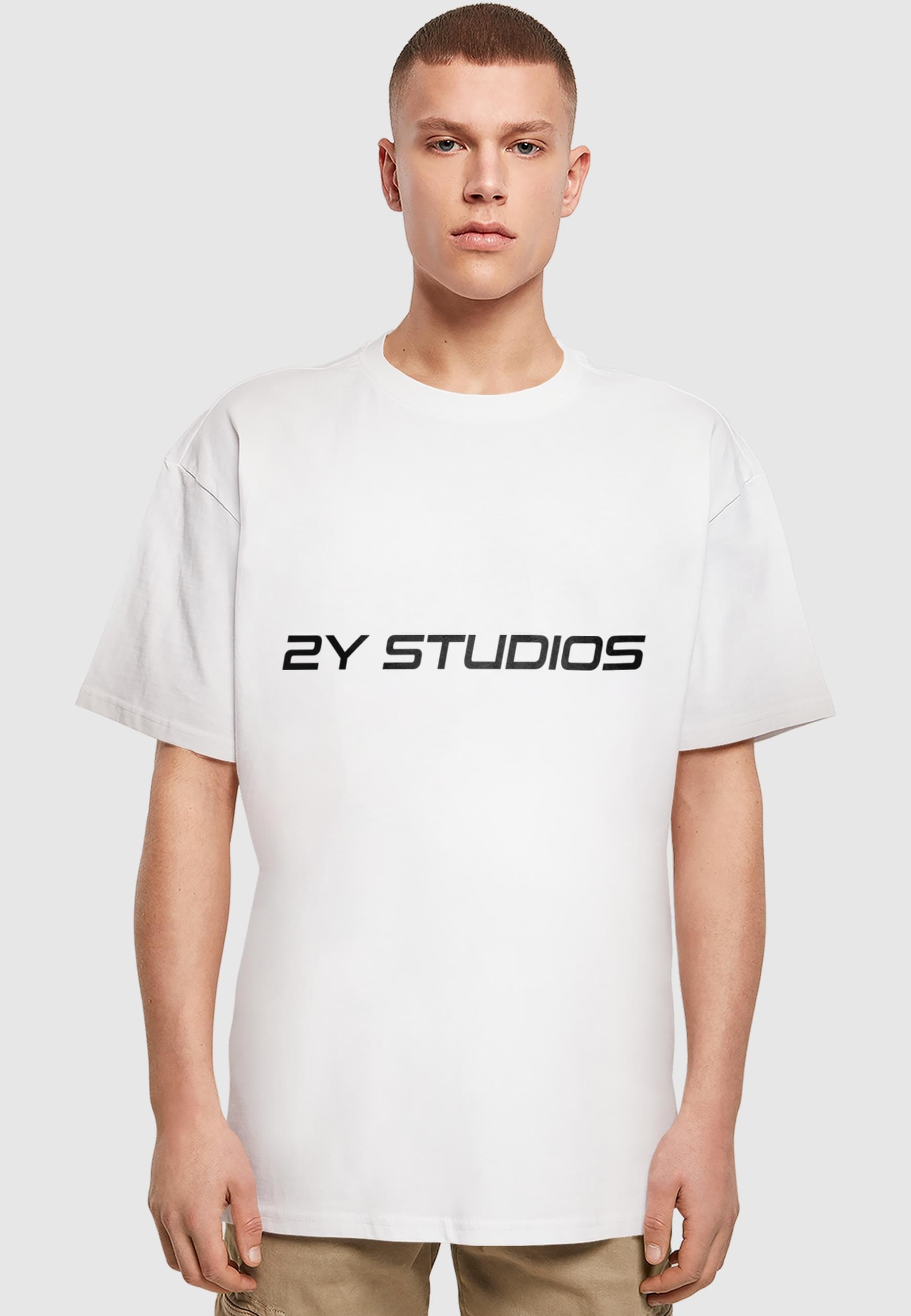 2Y Studios T-Shirt »2Y Studios Herren Logo Oversize Tee«, (1 tlg.)