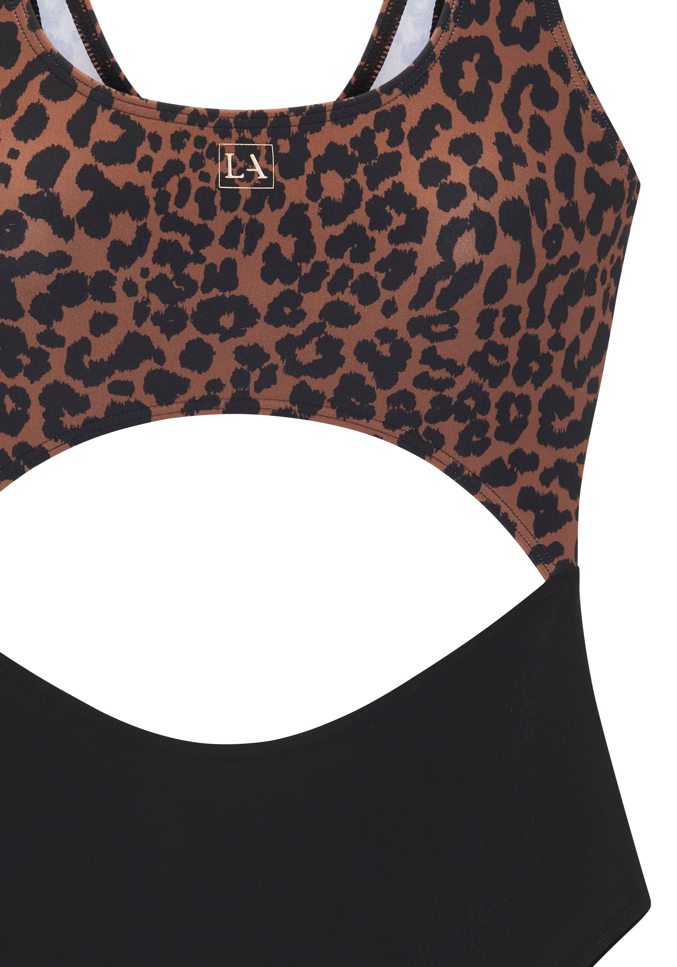 LASCANA ACTIVE Badeanzug, mit Leo-Print