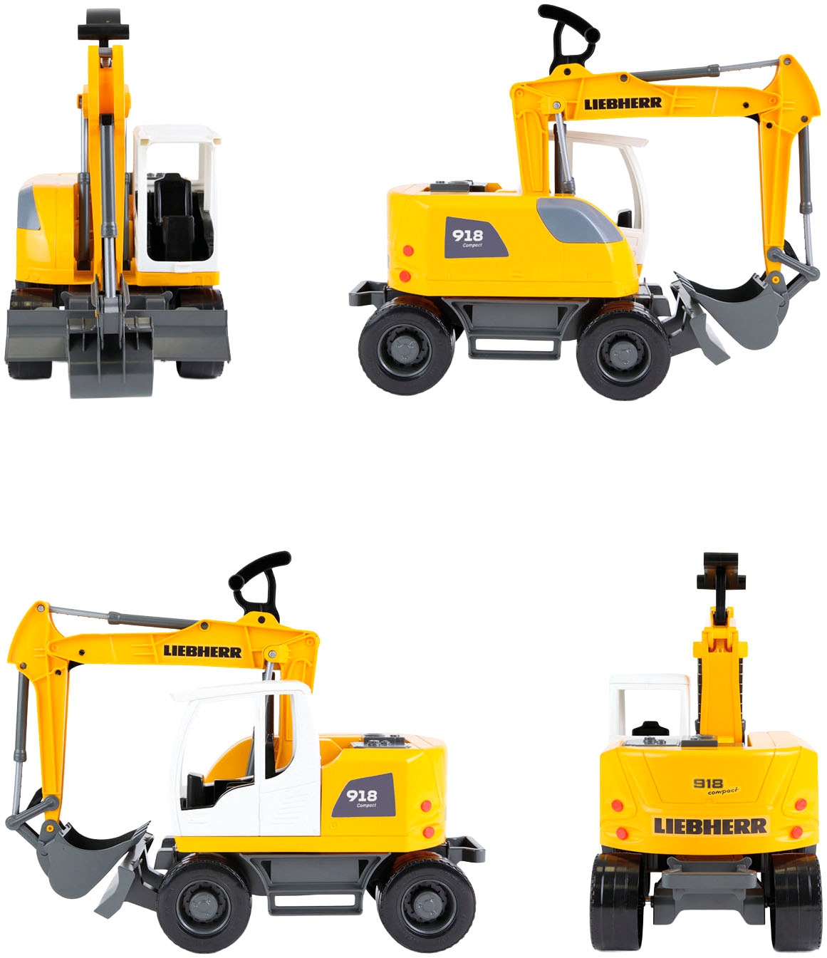 Lena® Spielzeug-Bagger »Worxx, Liebherr Compact A918 Litronic« Made in Europe