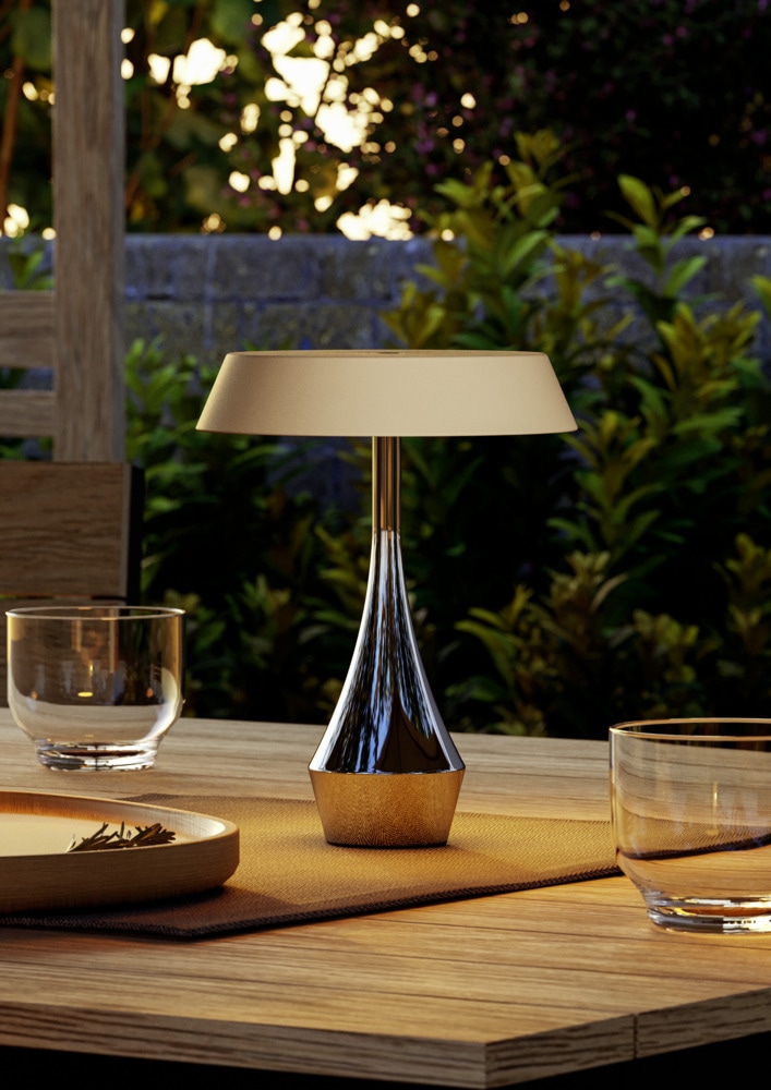 EGLO LED Tischleuchte »TURCIO« LED-Modul 1 Stk. Kabellose LED Tischlampe Turcio, Akku Touch Lampe dimmbar