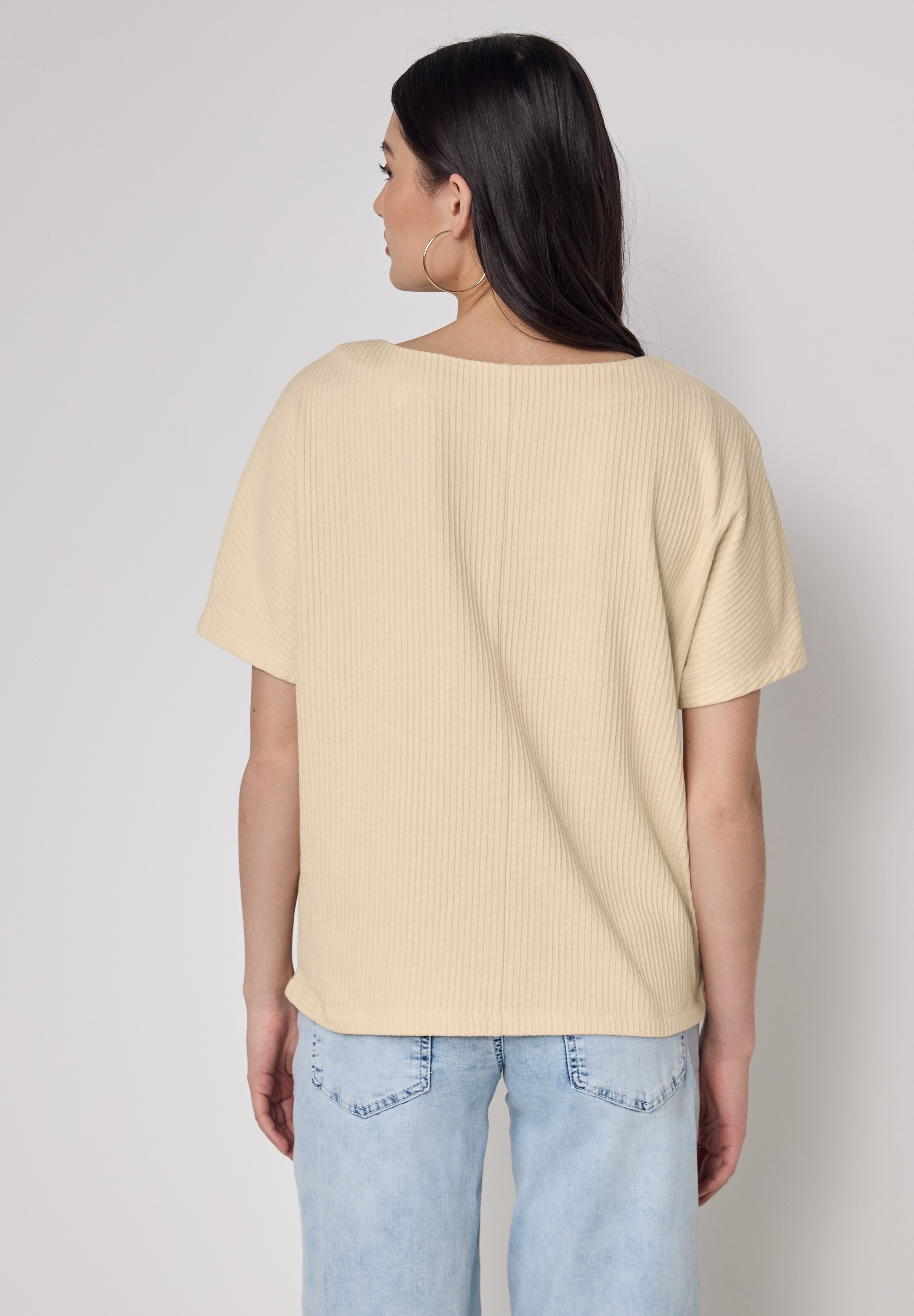 STREET ONE STUDIO T-Shirt, im soften Baumwoll-Mix
