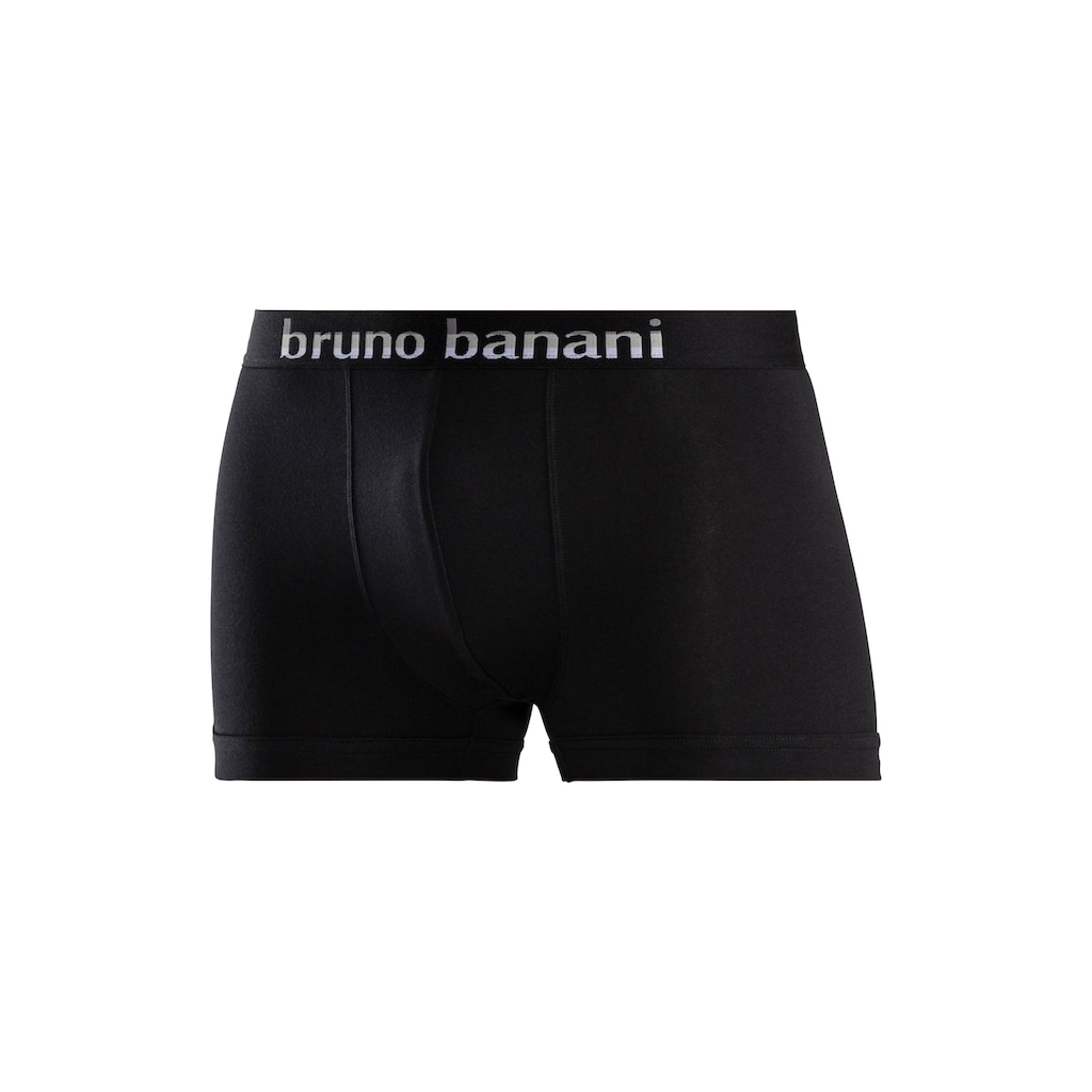 Bruno Banani Boxer, (Packung, 5 St.), mit Streifen Logo Webbund