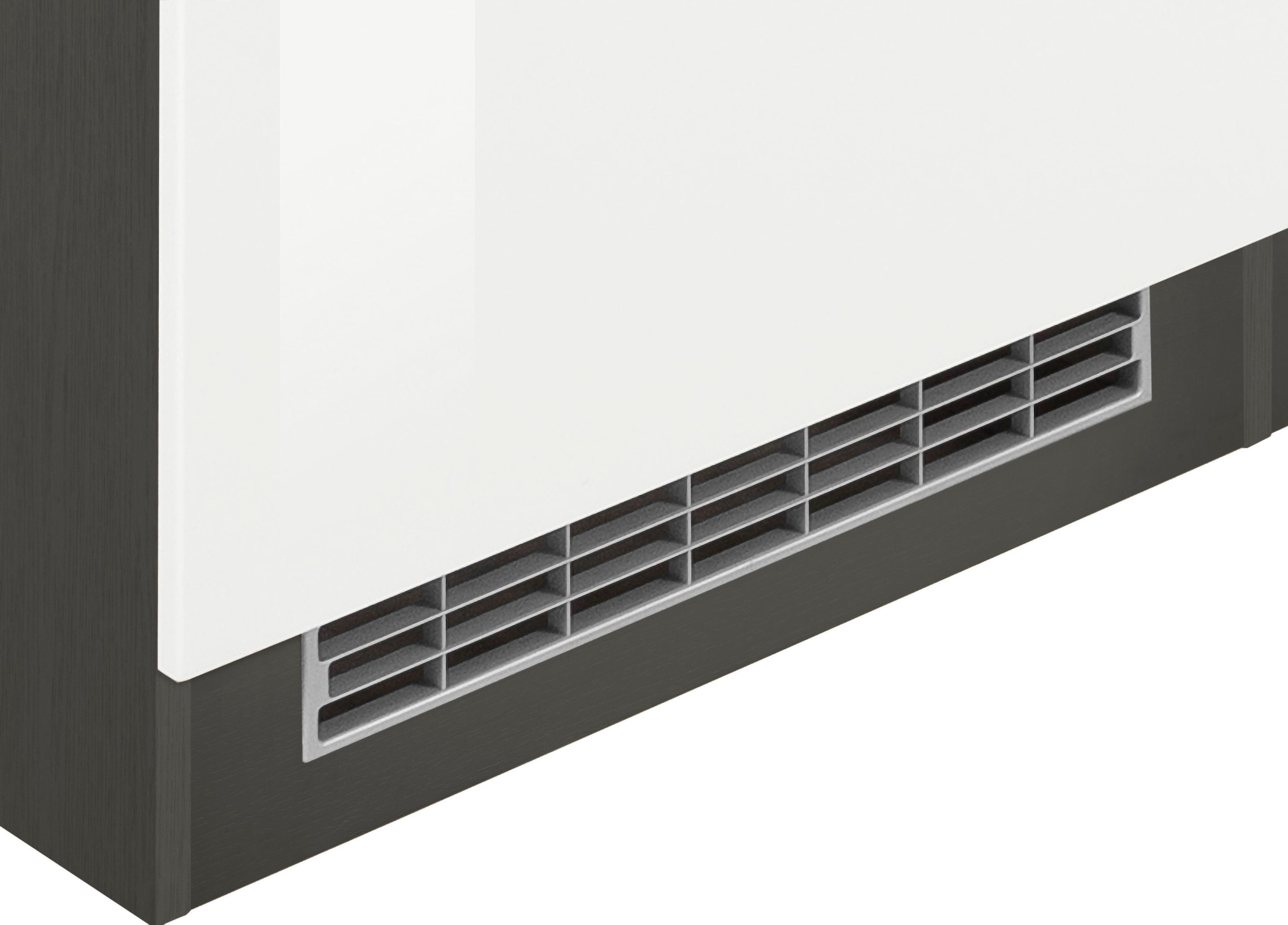 KOCHSTATION Küchenzeile »KS-Brindisi« Breite 220 cm, wahlweise mit E-Geräten, mit MDF-Fronten und Regal