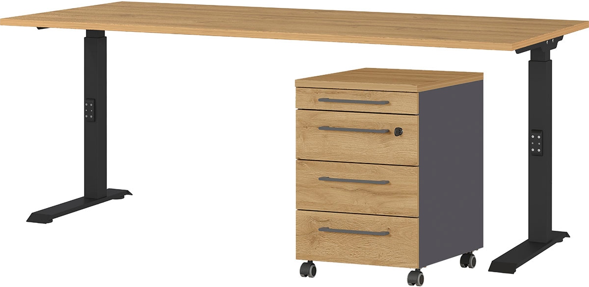 GERMANIA Büromöbel-Set "Agenda" Set bestehend aus höhenverstellbarem Schrei günstig online kaufen