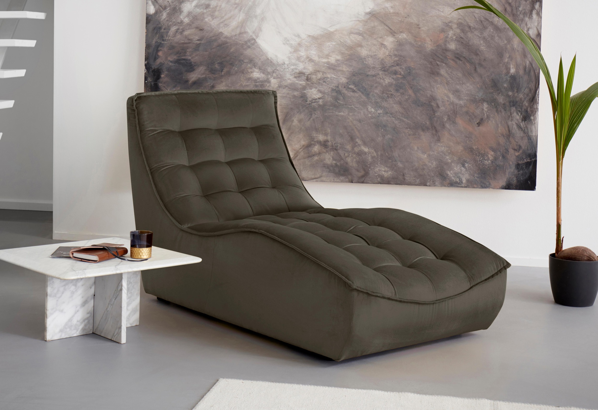 CALIA ITALIA Chaiselongue "Banjo, Designsofa, erstklassiger Sitzkomfort, als Einzelelement", oder als Modulsofa mit den 