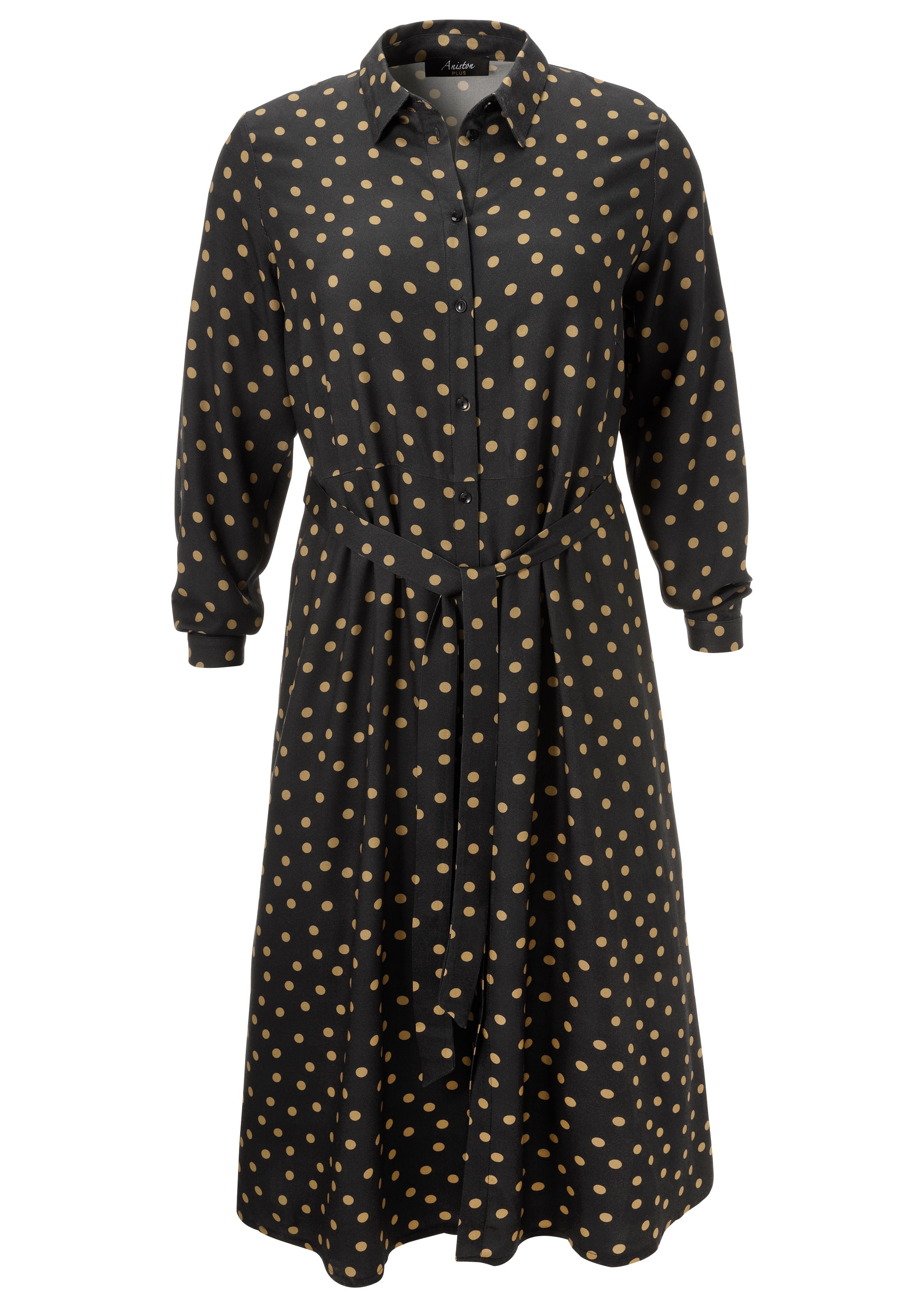 Aniston PLUS Blusenkleid, aus weich fallender Viskose - NEUE KOLLEKTION