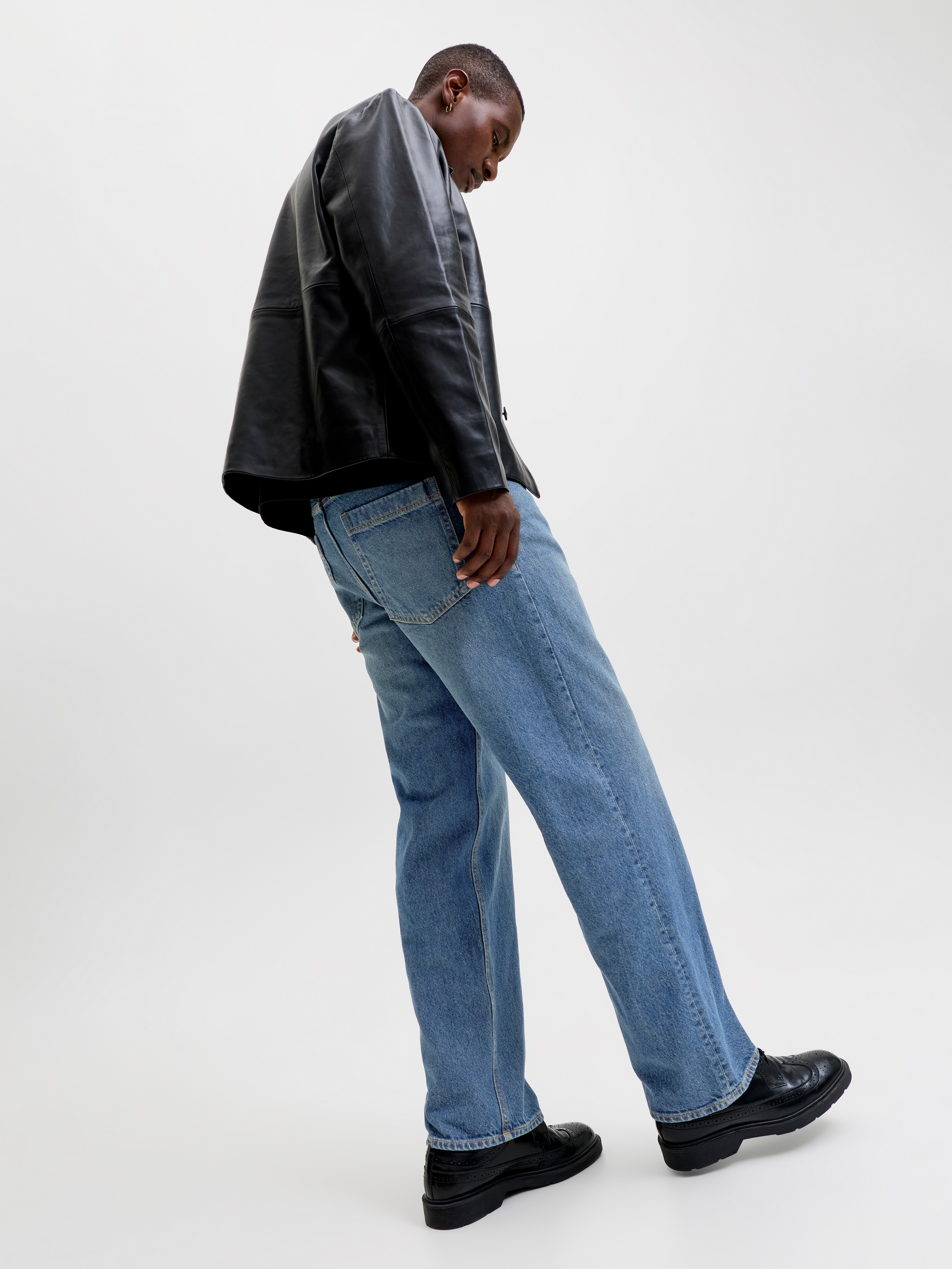 Jack & Jones Relax-fit-Jeans »JJIALEX JJCREW SQ 063« Baumwolle, relaxed fit