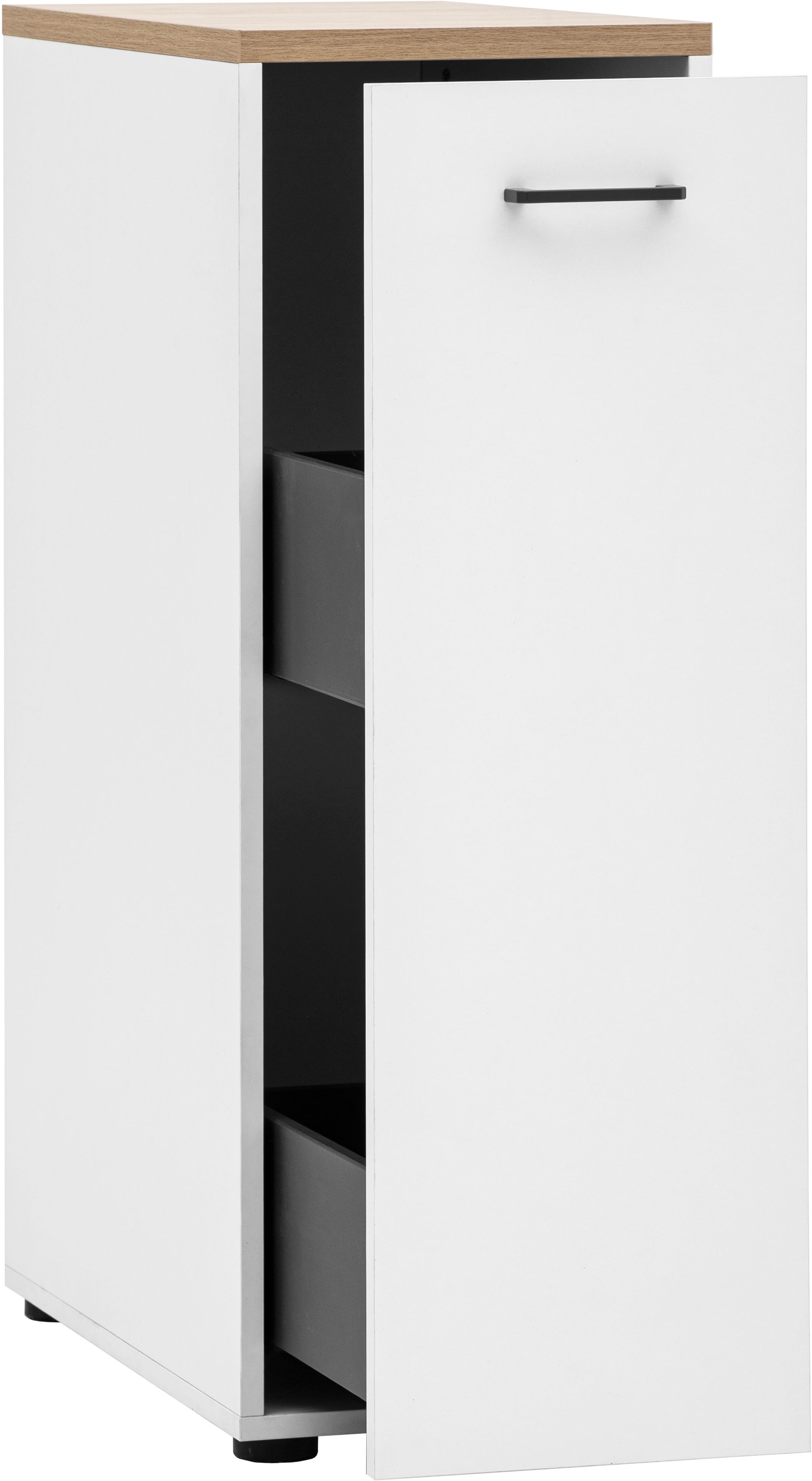 Schildmeyer Apothekerschrank »Solea Apothekerschrank mit zwei Vollauszügen«, (1 St.), Apothekerschrank mit einem SoftClose Vollauszug (zwei Schubkästen)