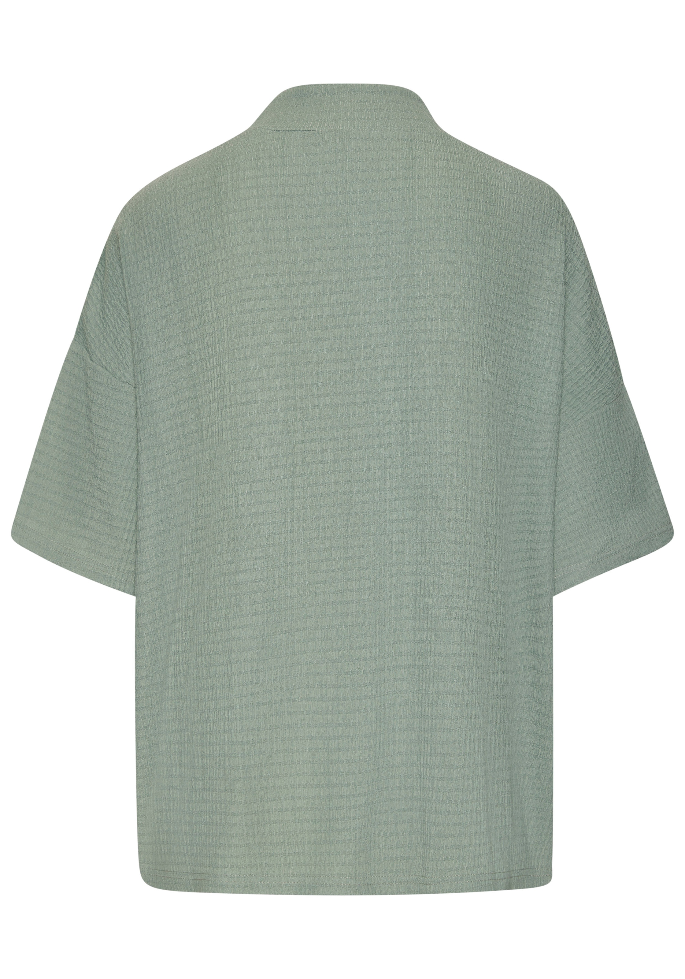 LASCANA Kurzarmshirt »mit Stehkragen«, (2er-Pack), aus bügelfreier Crêpe-Qualität