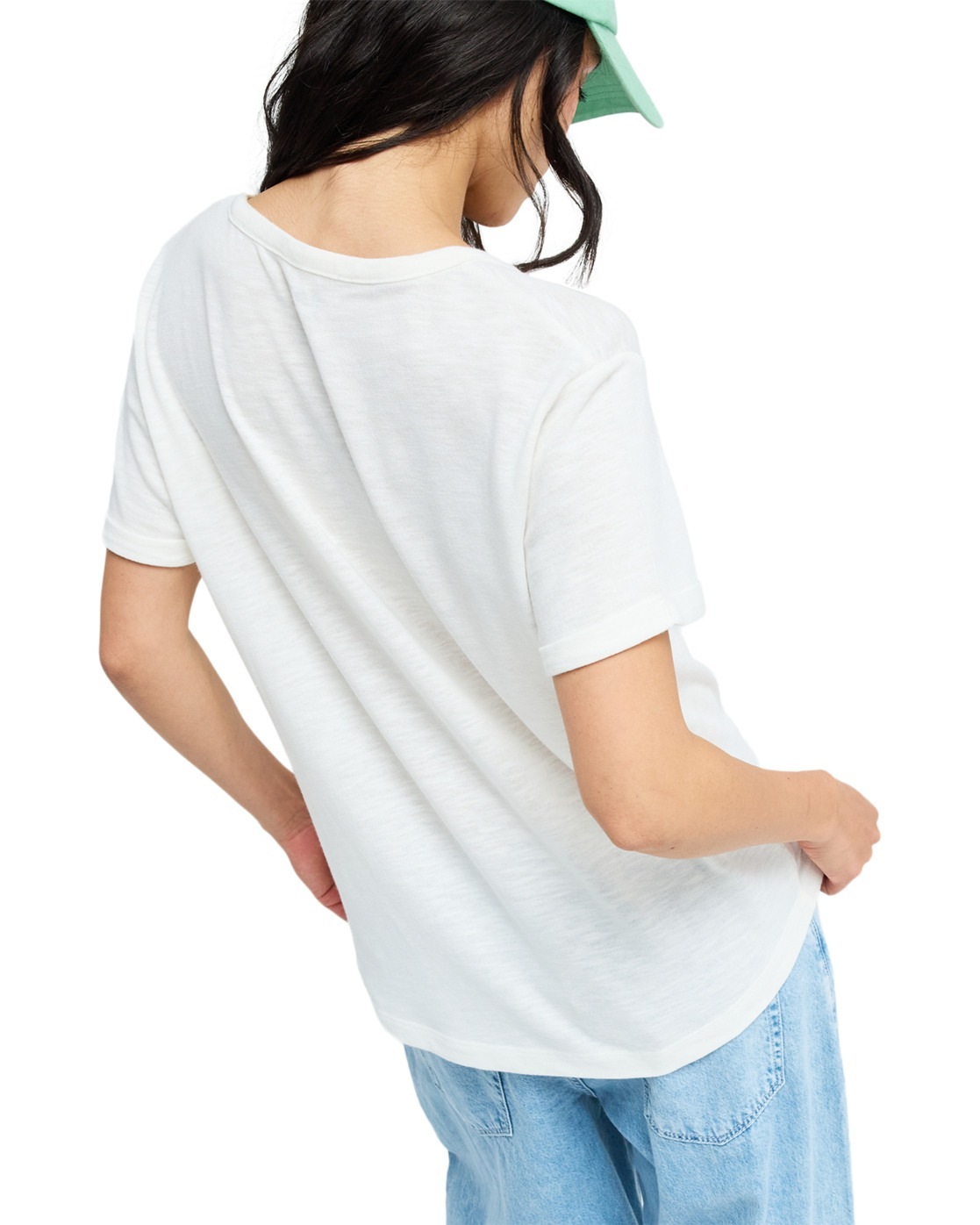 Roxy T-Shirt "Oceanwave Regular Slub" günstig online kaufen